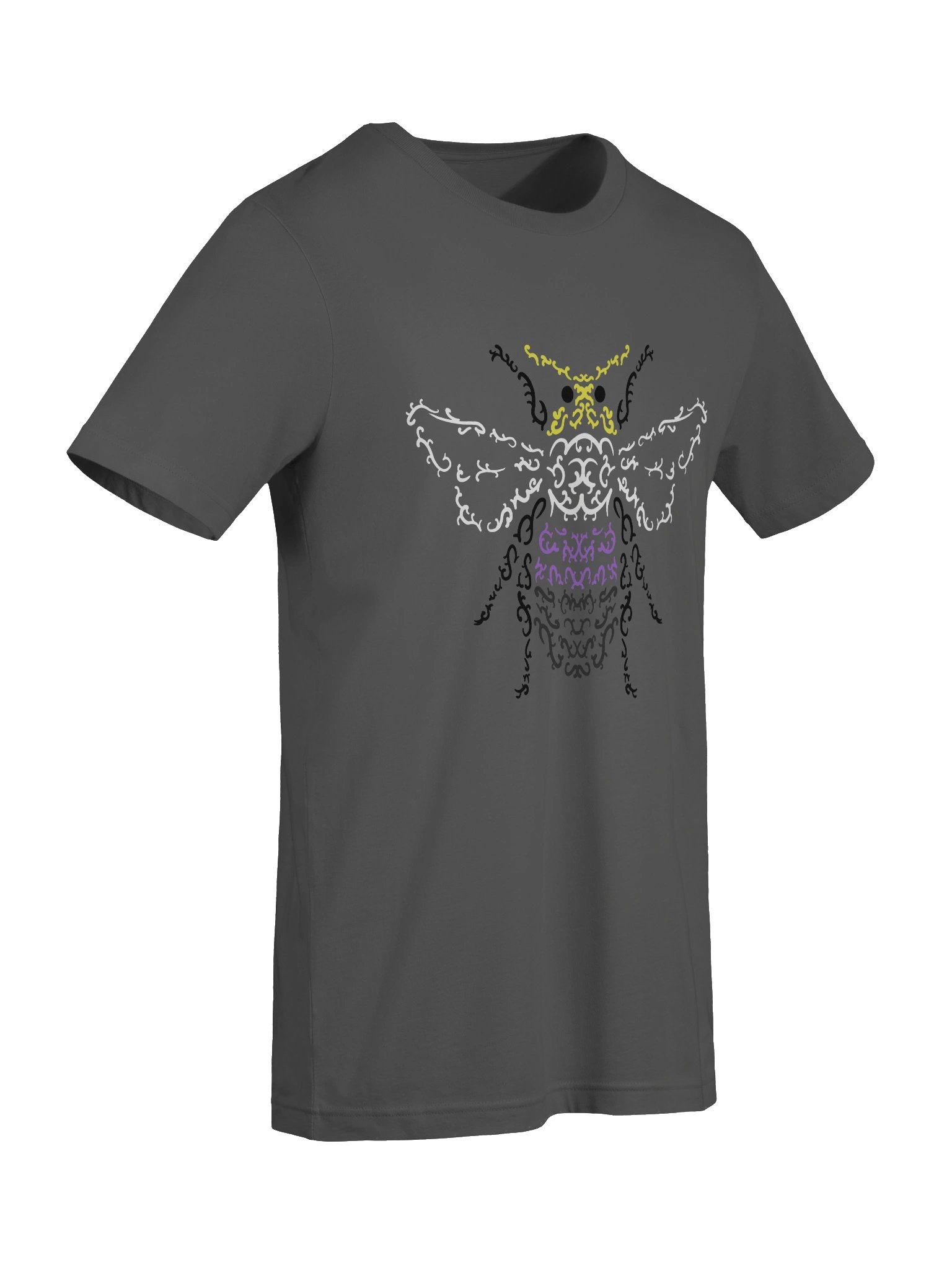 Enby Stripes Bumblebee Graphic Tee product image (35)