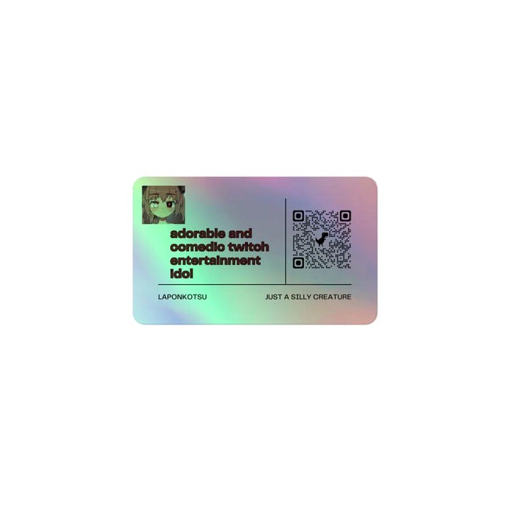 Adorable and comedic card sticker product image (1)