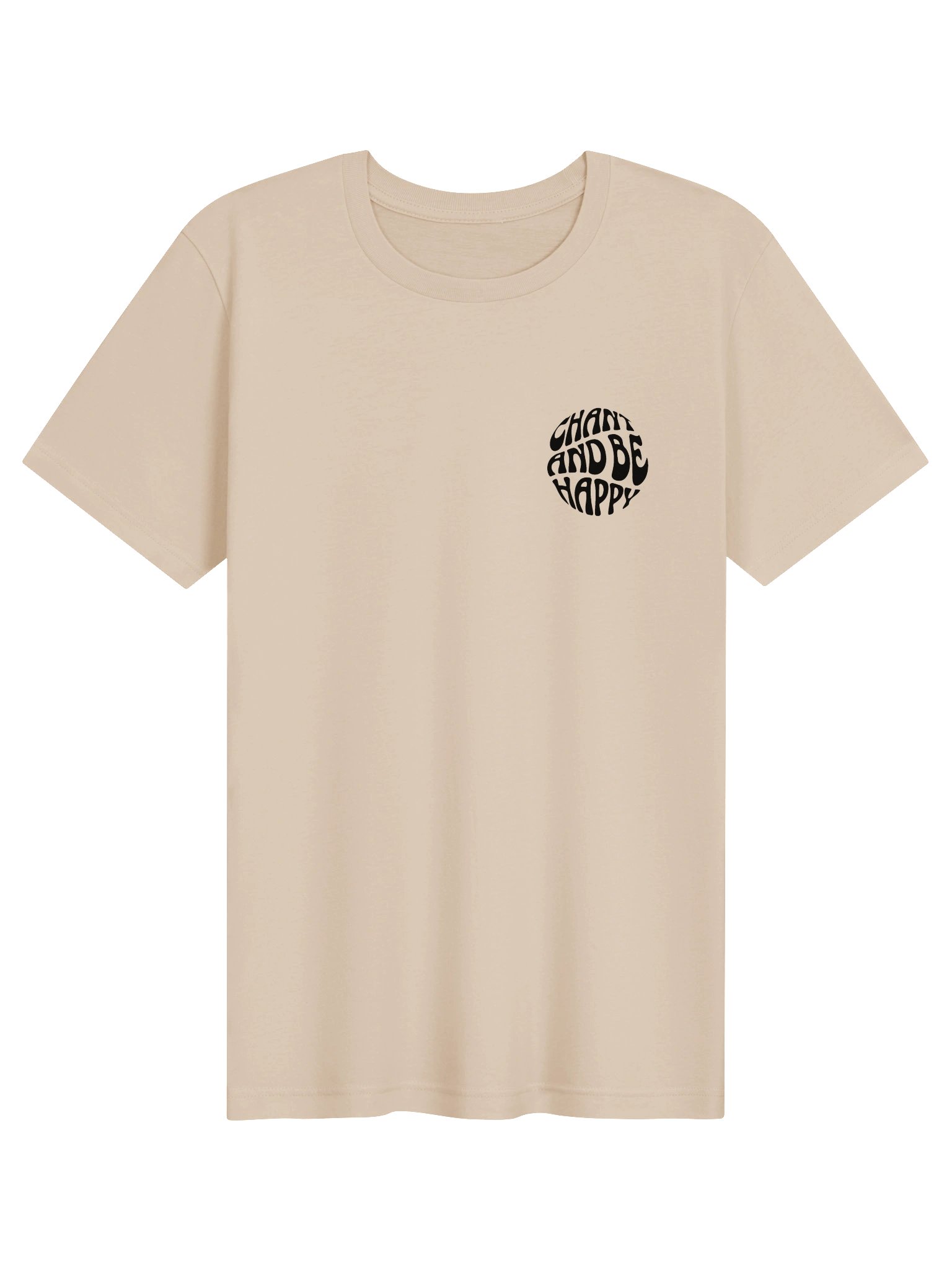 chant and be happy tee - black artwork product image (1)