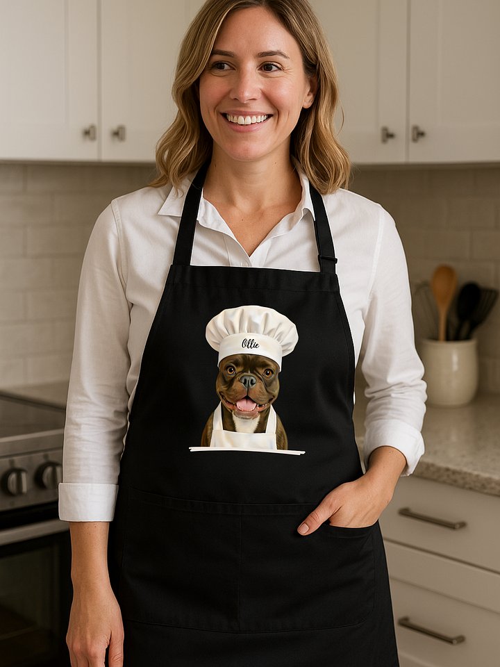 OUR BEST FRIEND IN THE KITCHEN! / ORGANIC COTTON APRON product image (5)