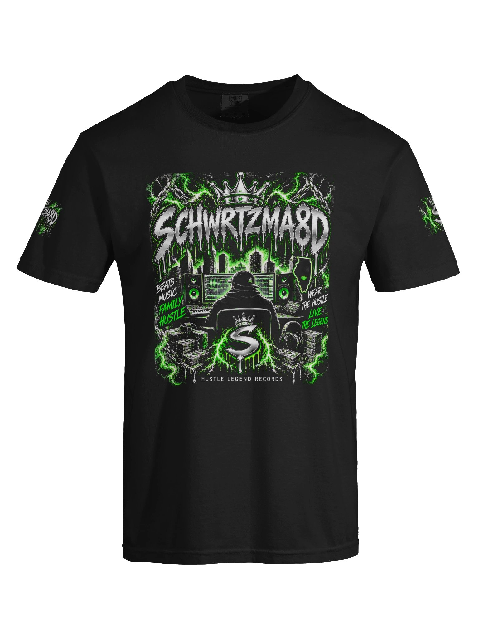 SCHWRTZMA8D BEATS Comfort Colors Garment-Dyed Heavyweight T-Shirt product image (9)