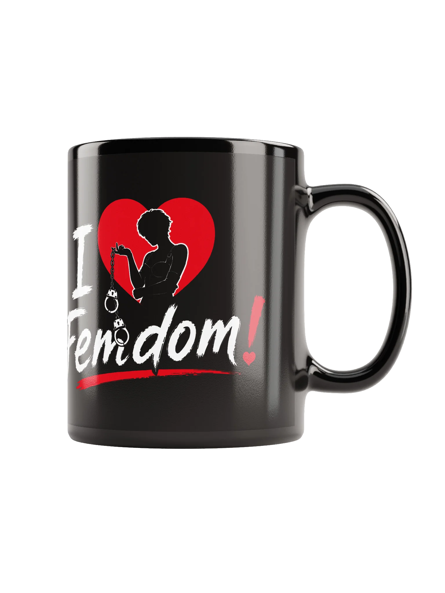 I Love Femdom! – Gothic Heart Kaffeetasse product image (4)