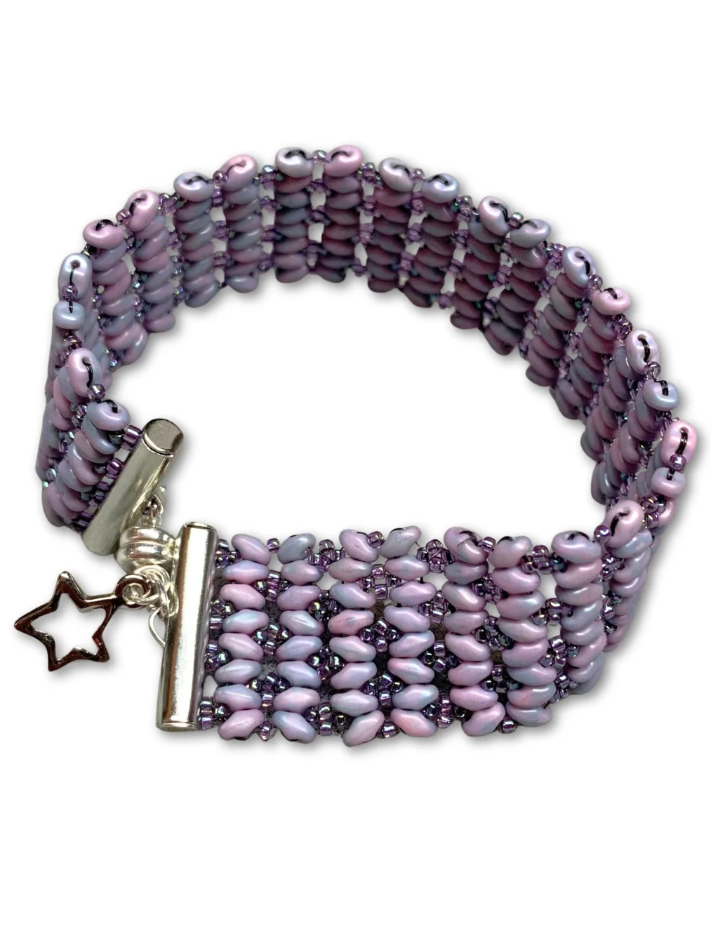 Beaded Butterfly Bracelet - Purple product image (4)