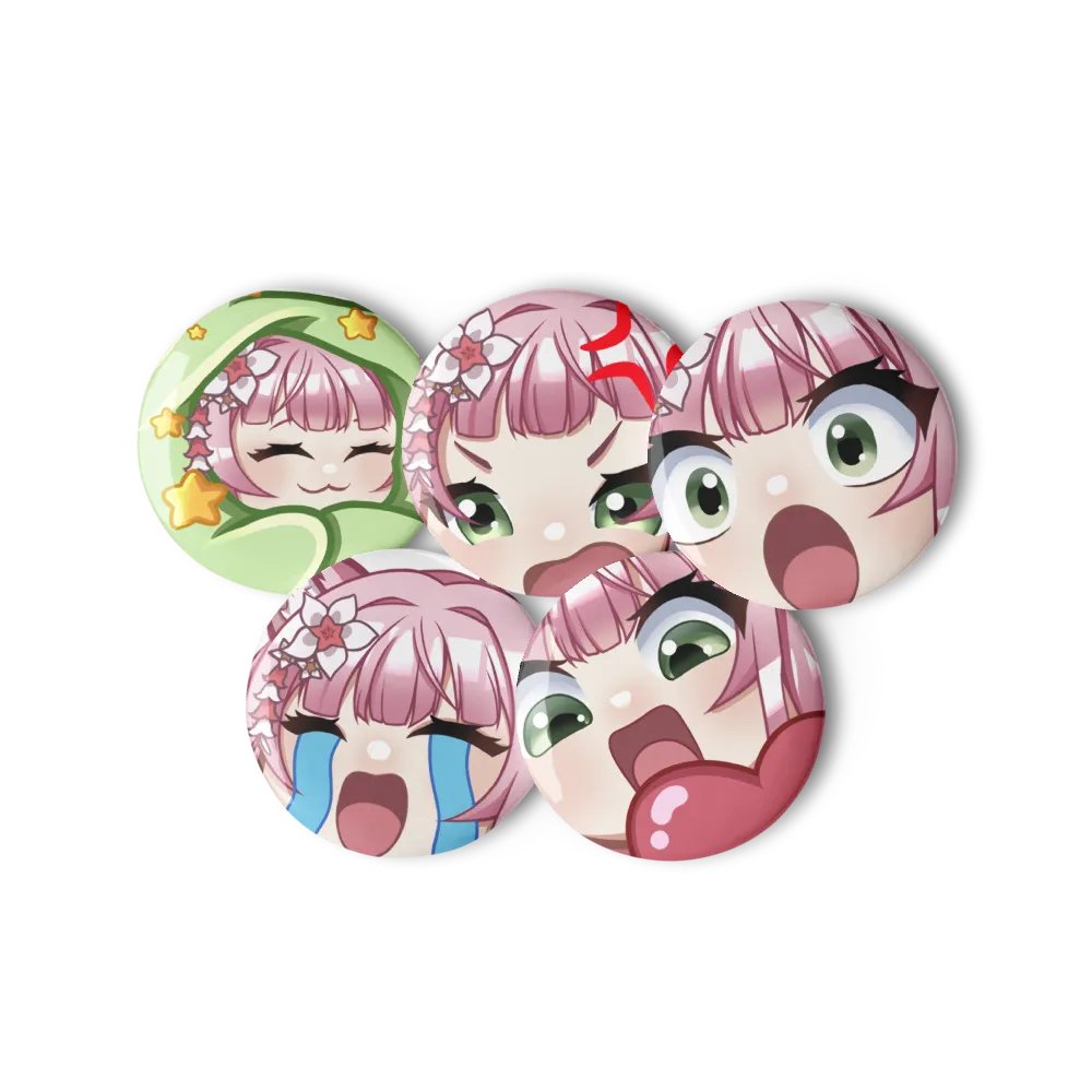 Cherry Mochi Button Set product image (11)