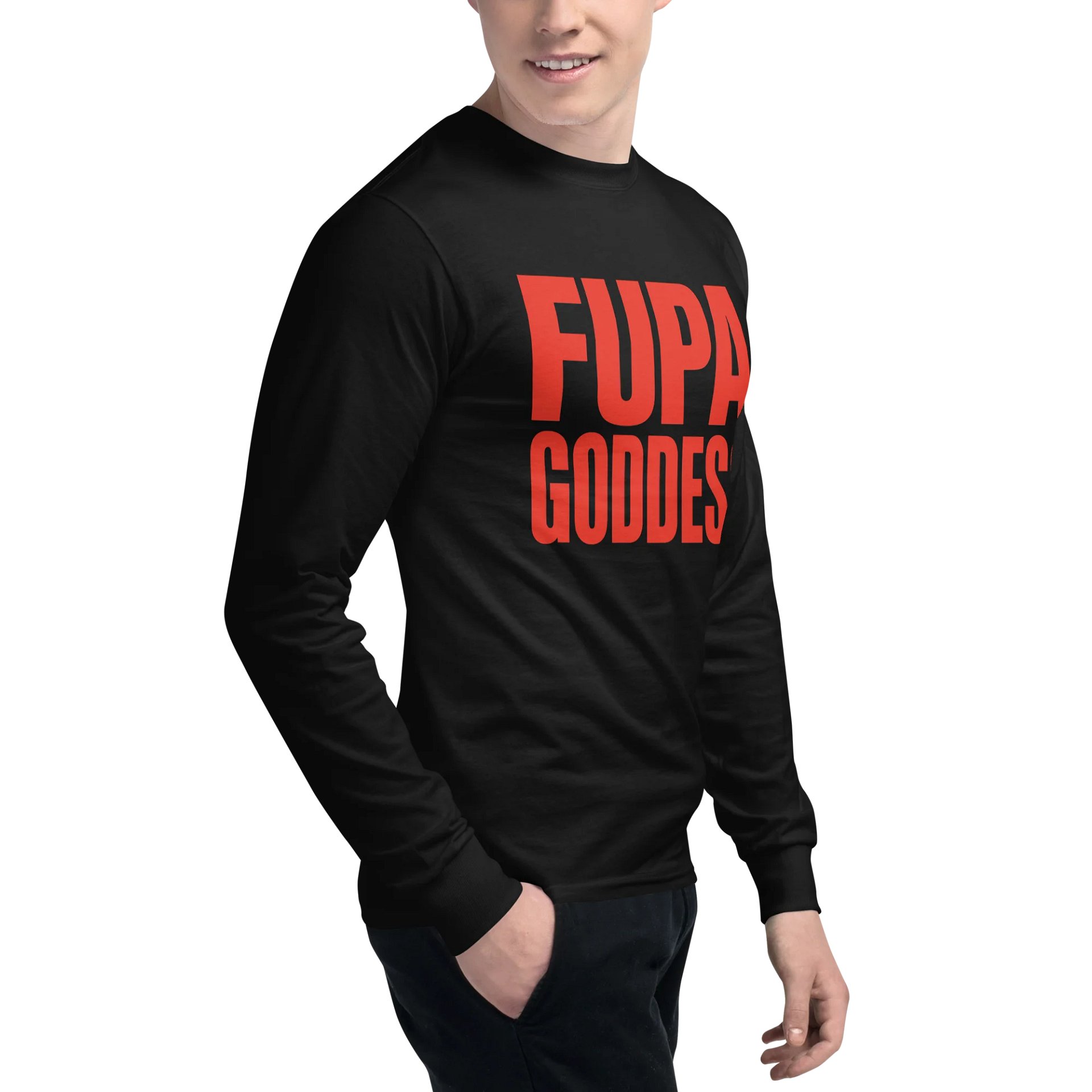 Red logo long sleeve product image (6)