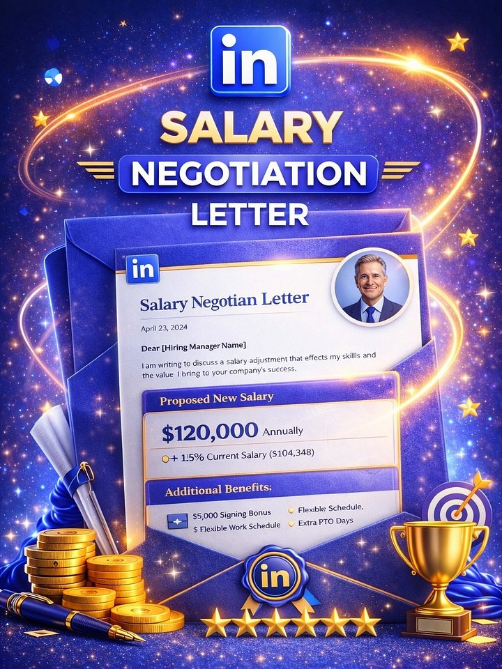 SALARY NEGOTIATION LETTER product image (1)