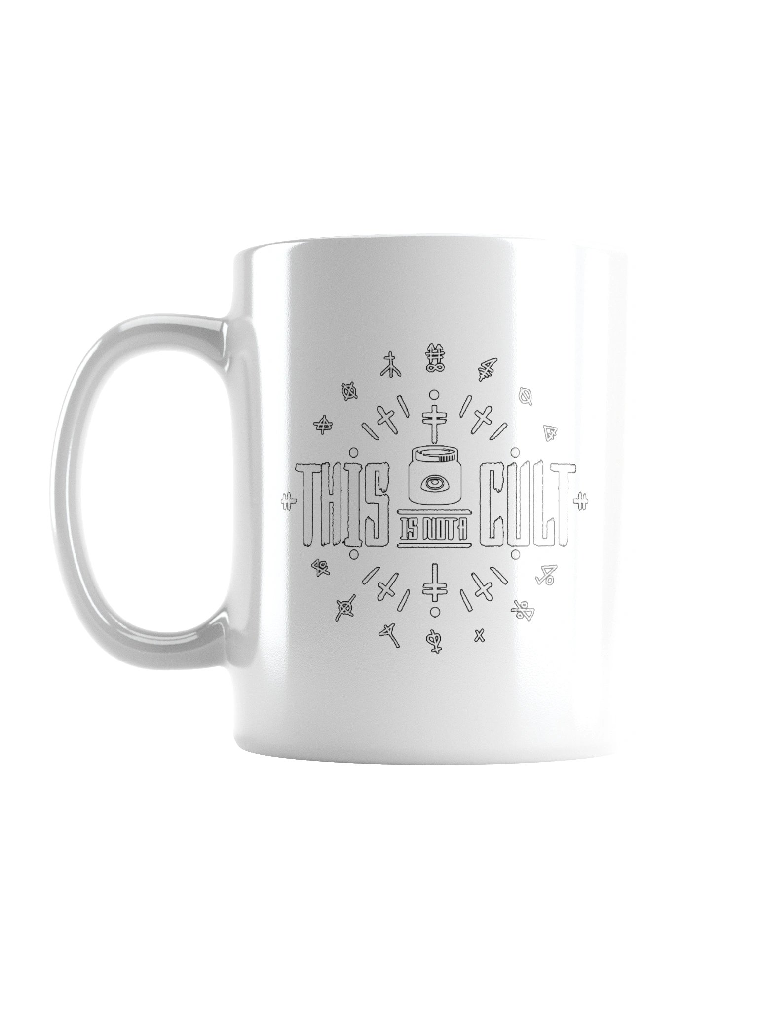 This Is Not a Cult - White Glossy Mug product image (1)