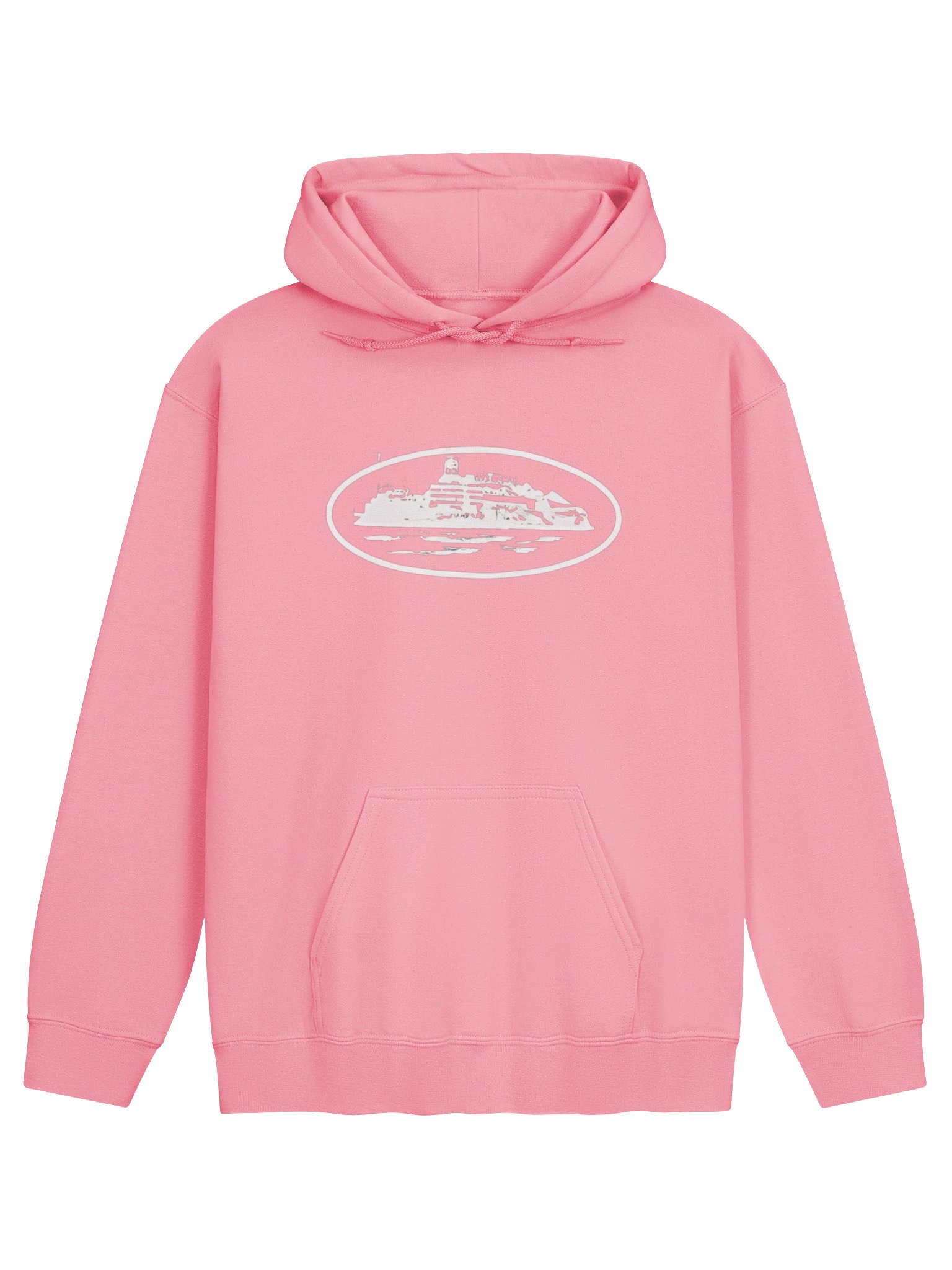 Corteiz Alcatraz Hoodie Baby Pink product image (1)