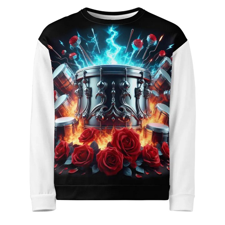Rhythmic Drum Reverie Recycled - Unisex Sweatshirt #7 product image (1)