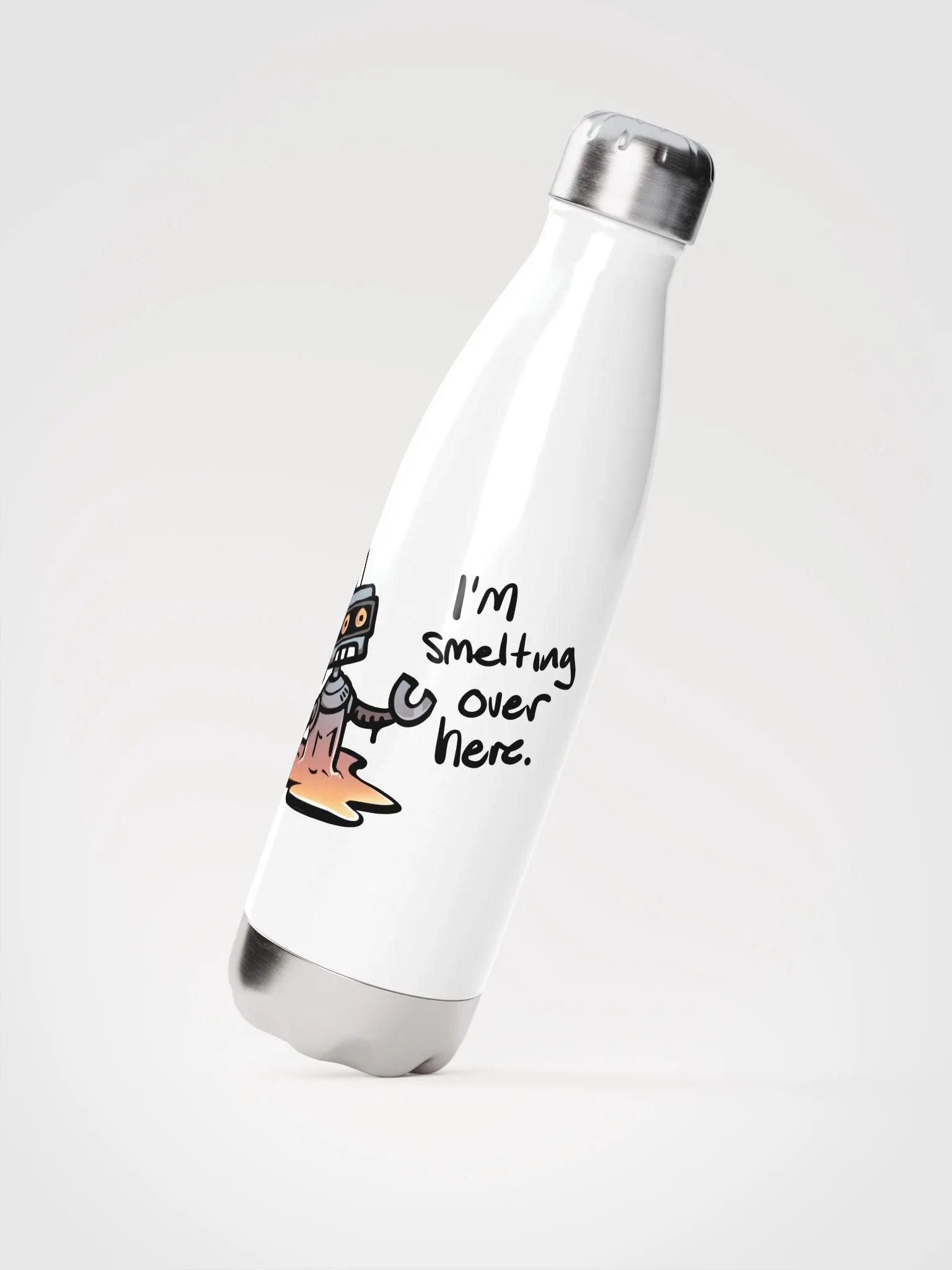 I'm smelting over here - Water Bottle product image (2)
