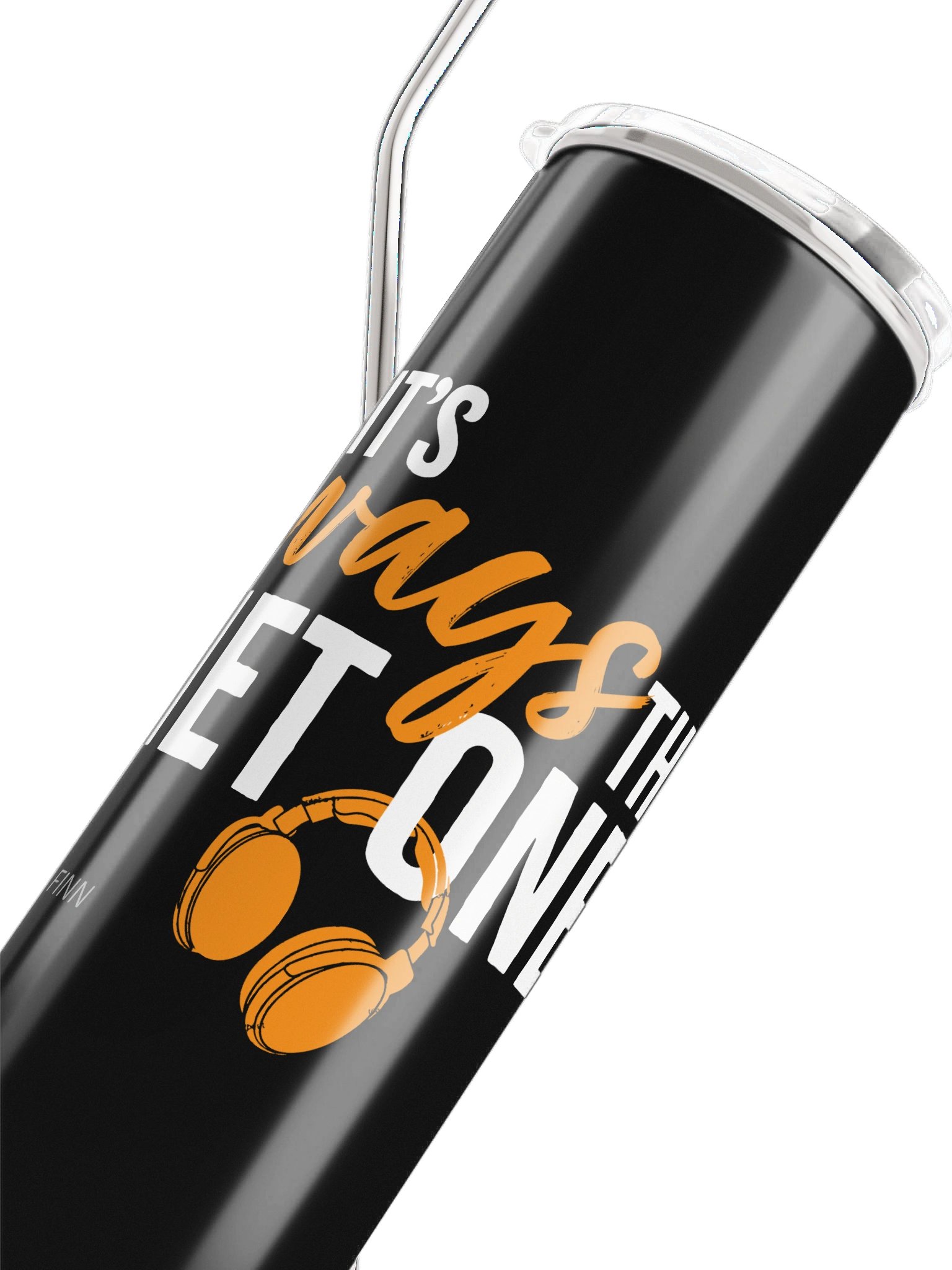 It's Always The Quiet Ones Stainless Steel Tumbler (Black) product image (4)