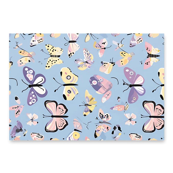 Fluttering Butterflies Wings Wrapping Paper Set product image (1)
