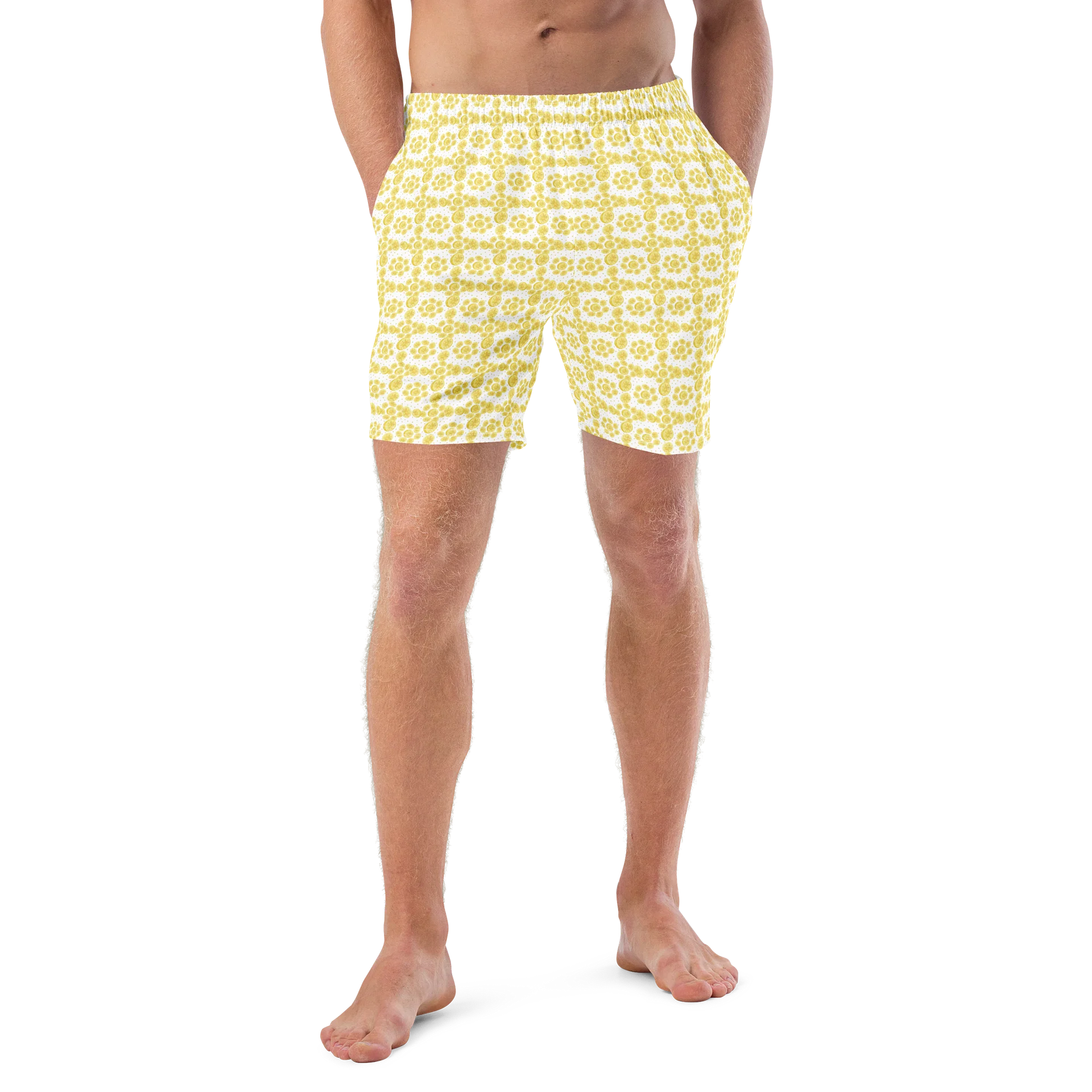 Citron Circle – Classic Men's Swim Trunks product image (5)