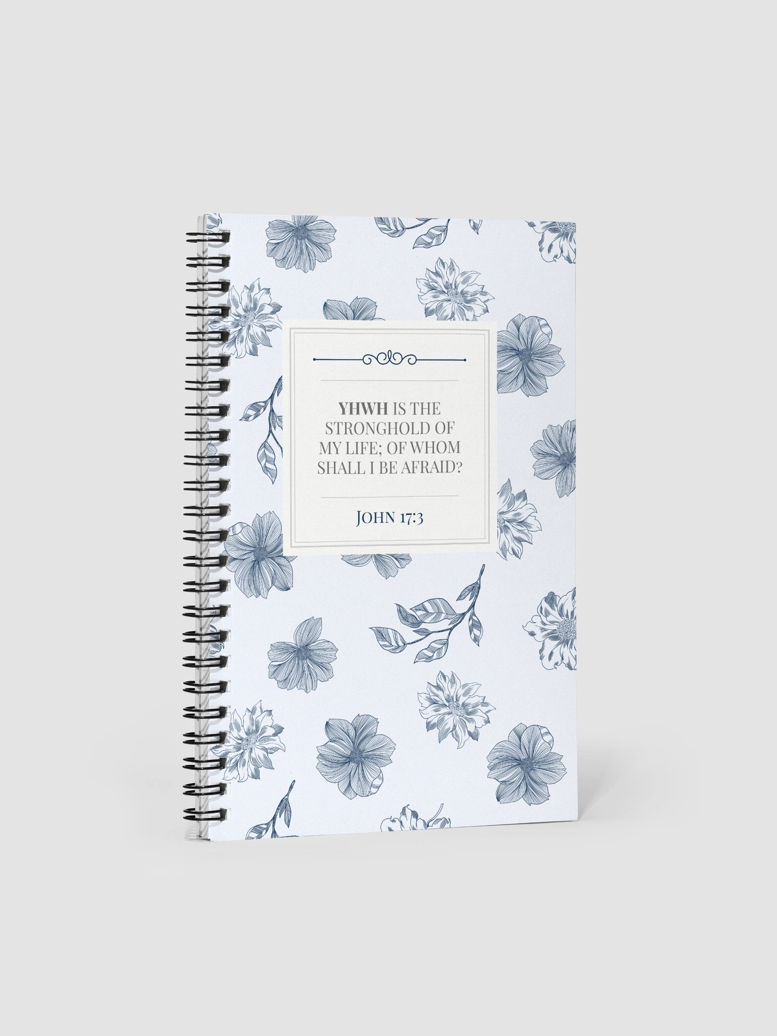 YHWH Strength Spiral Notebook product image (1)