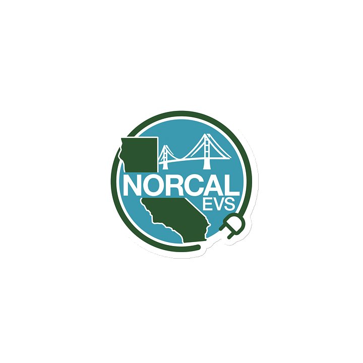 NorCal EVs Die-Cut Magnet product image (1)