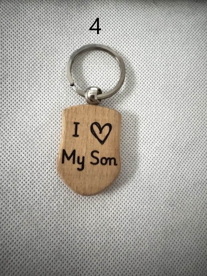 Wooden Engraved Keychains with Sayings & Quotes | Sweet, Sassy, Friendship & Love (2) product image (4)