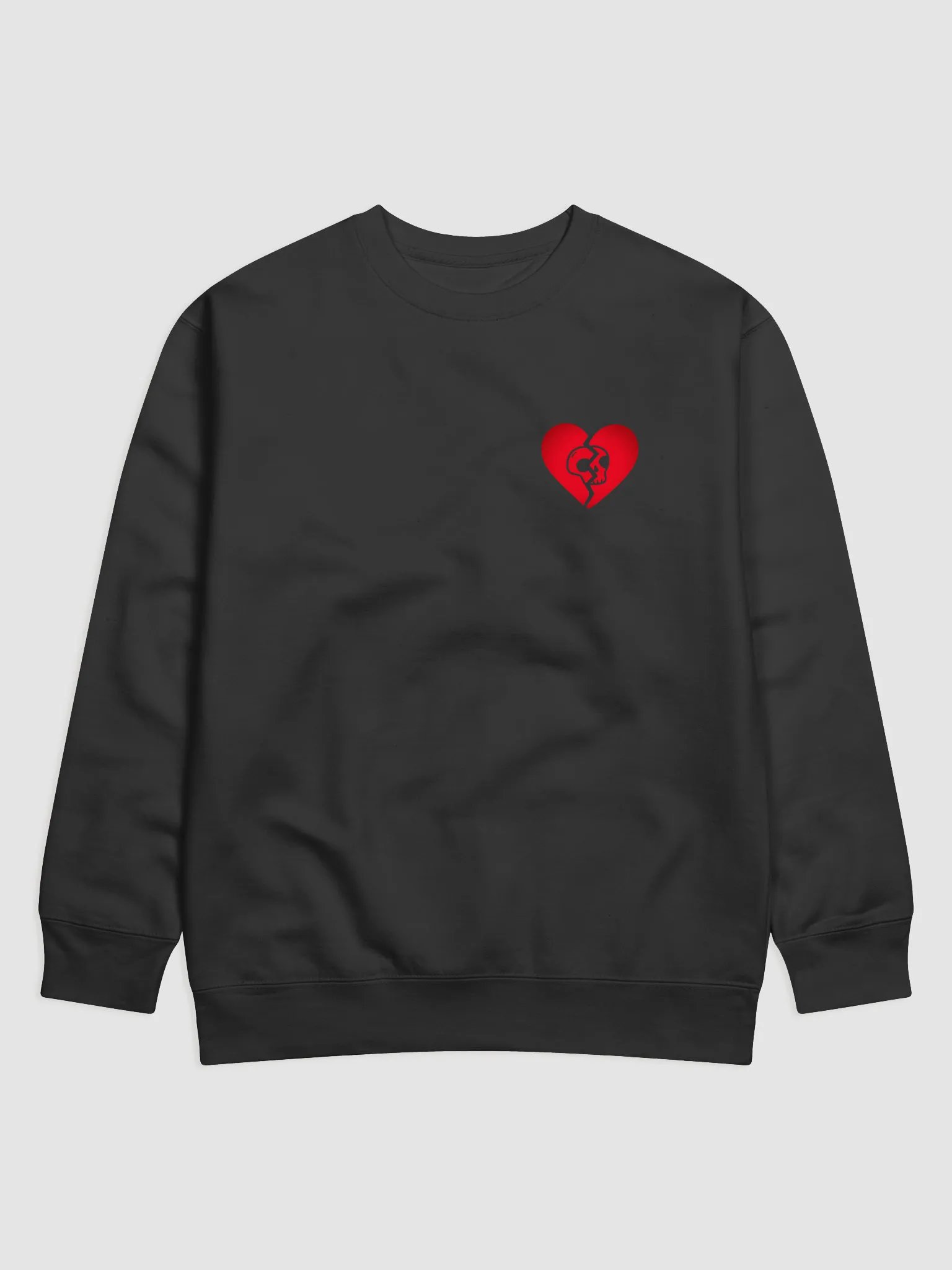 Broken heart skull tee product image (1)