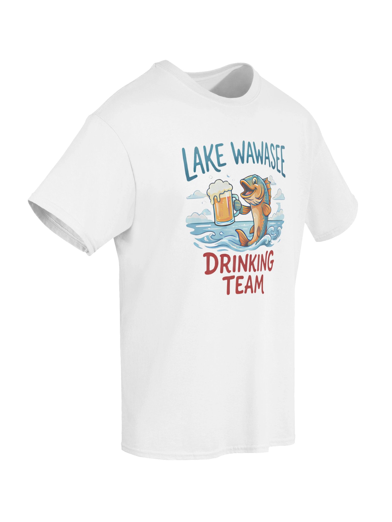 Lake Wawasee Drinking Team Shirt – Funny Beer Fishing Tee product image (76)