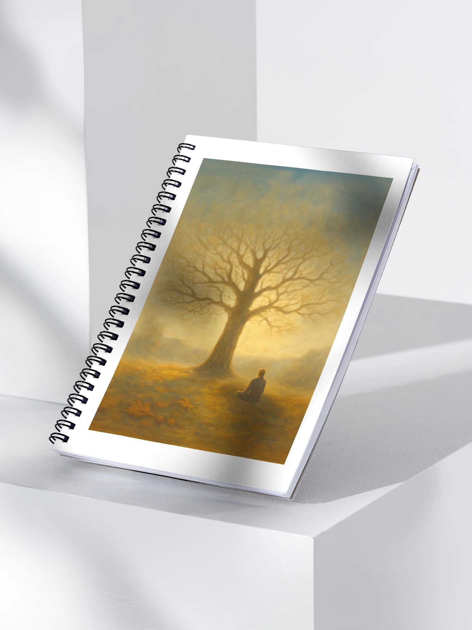 Renewal with Oak Tree, Intention Ritual Spiral Notebook product image (3)