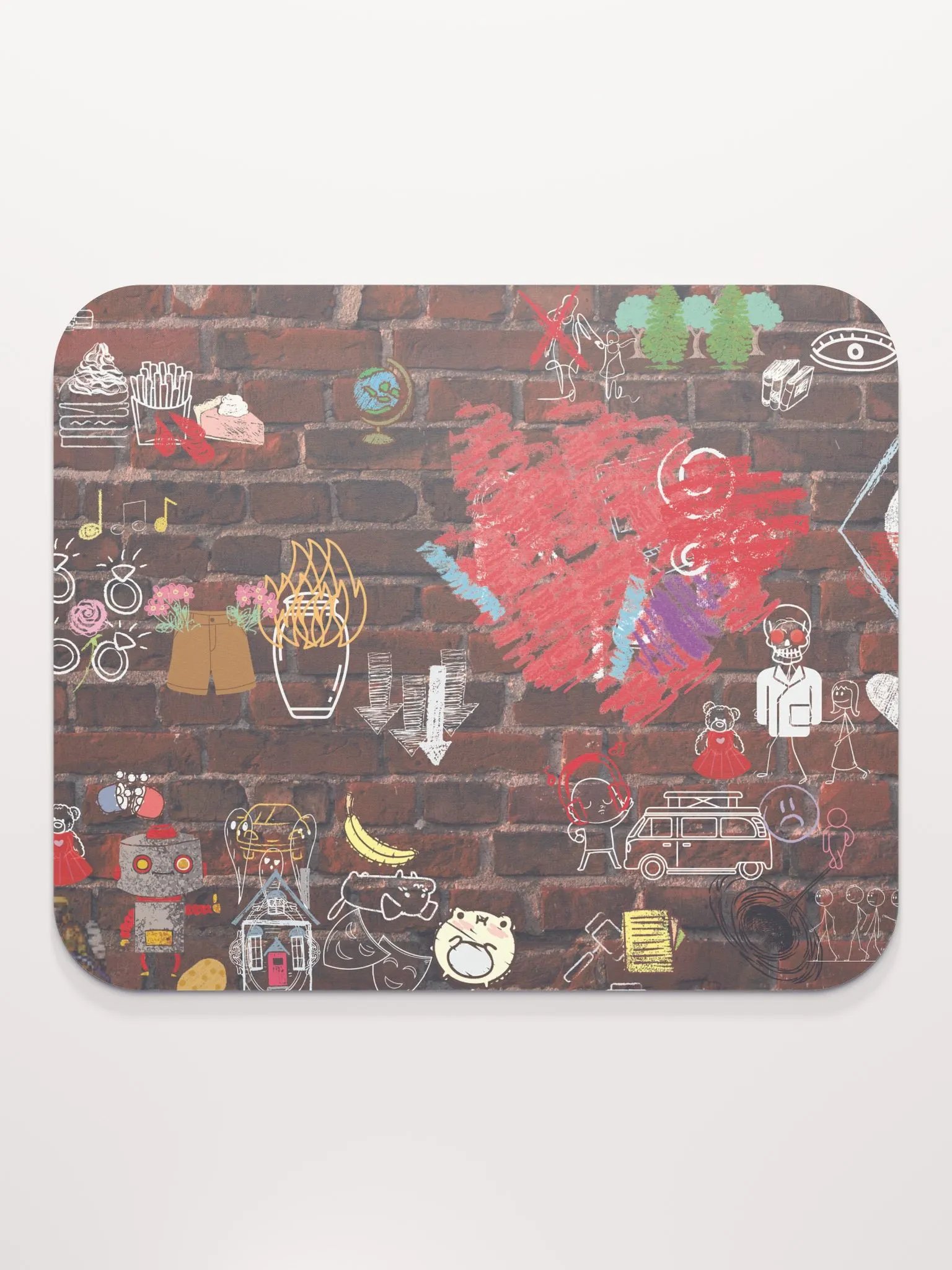 Posy Doodle Mouse Pad product image (3)