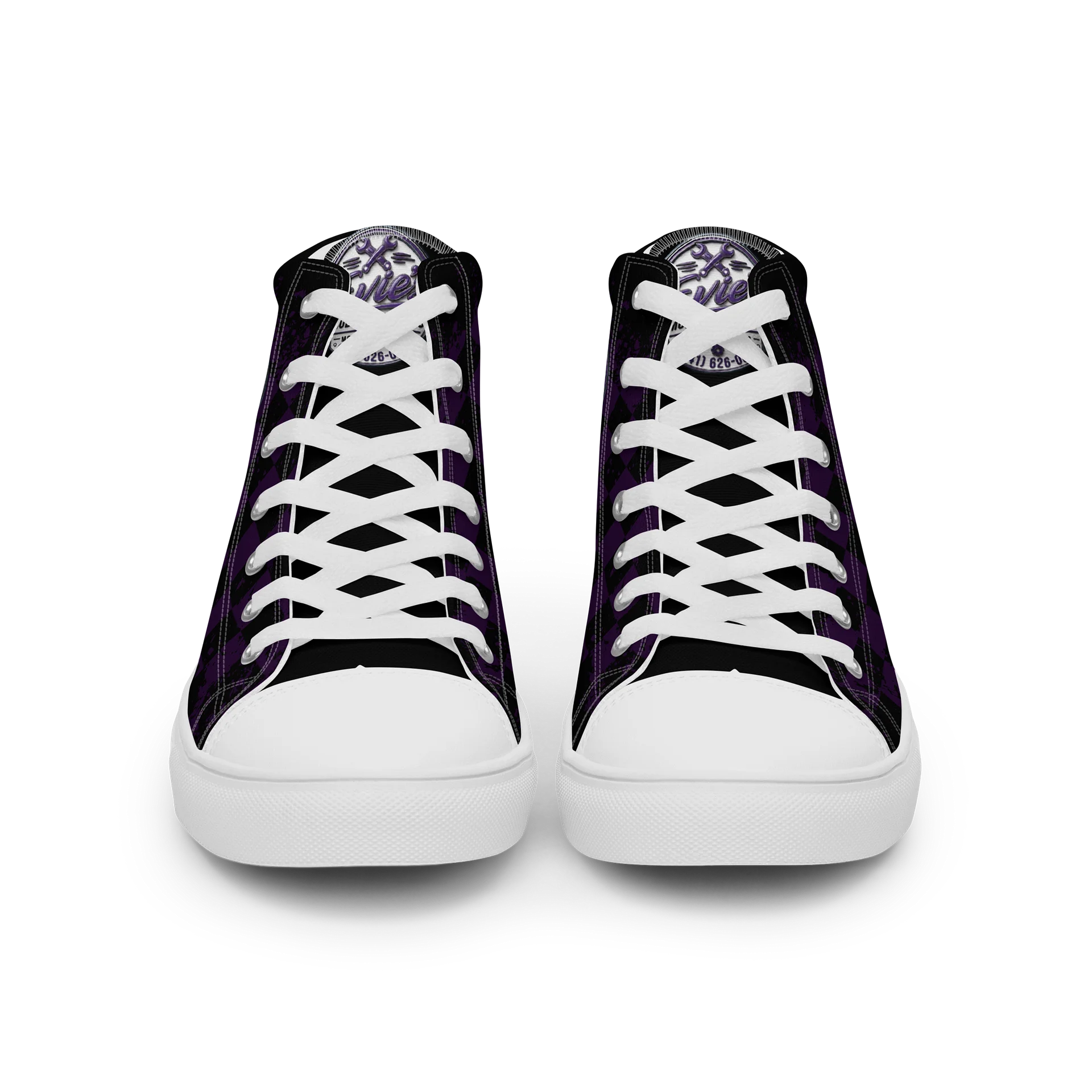 Evie’s Mobile Services Logo High Tops product image (3)