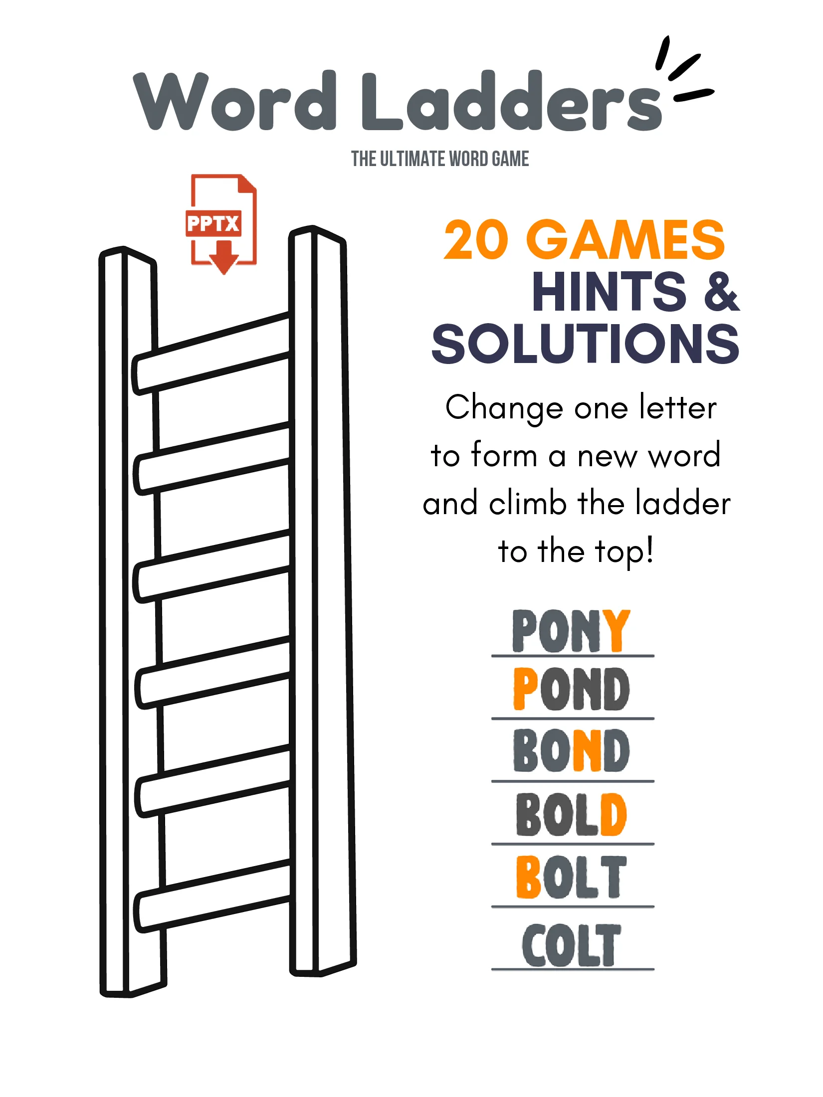 Word Ladder Puzzles product image (1)