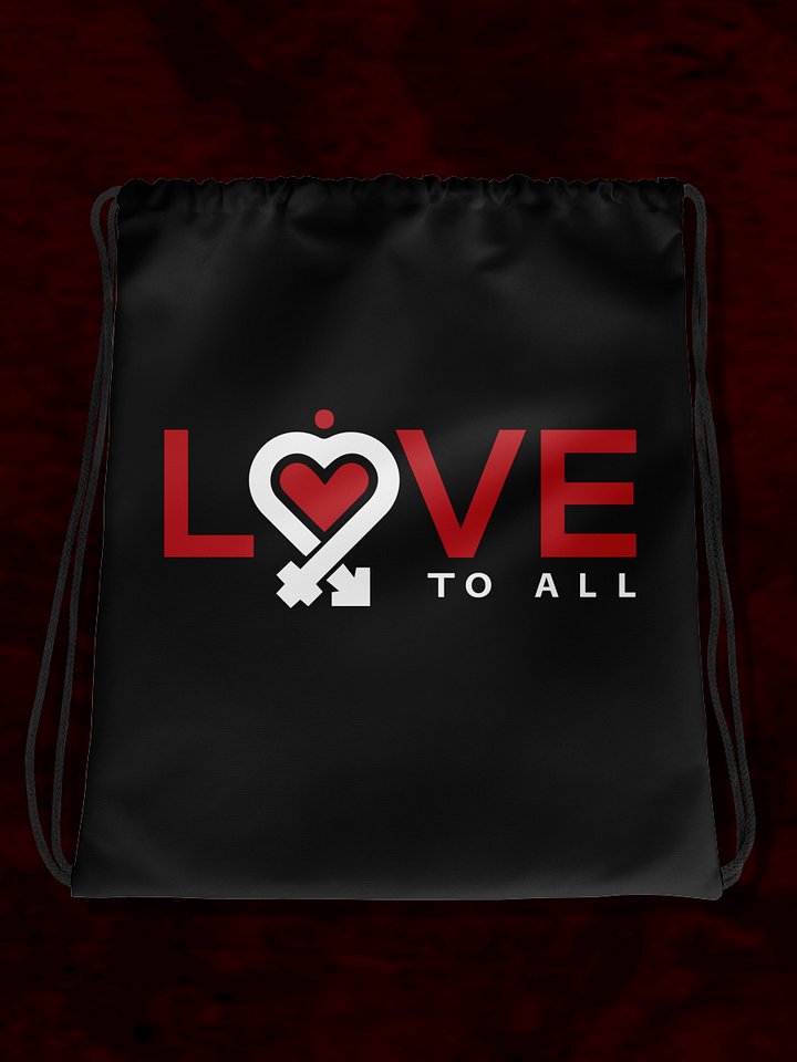 L2A 2025 Black Drawstring Bag product image (1)