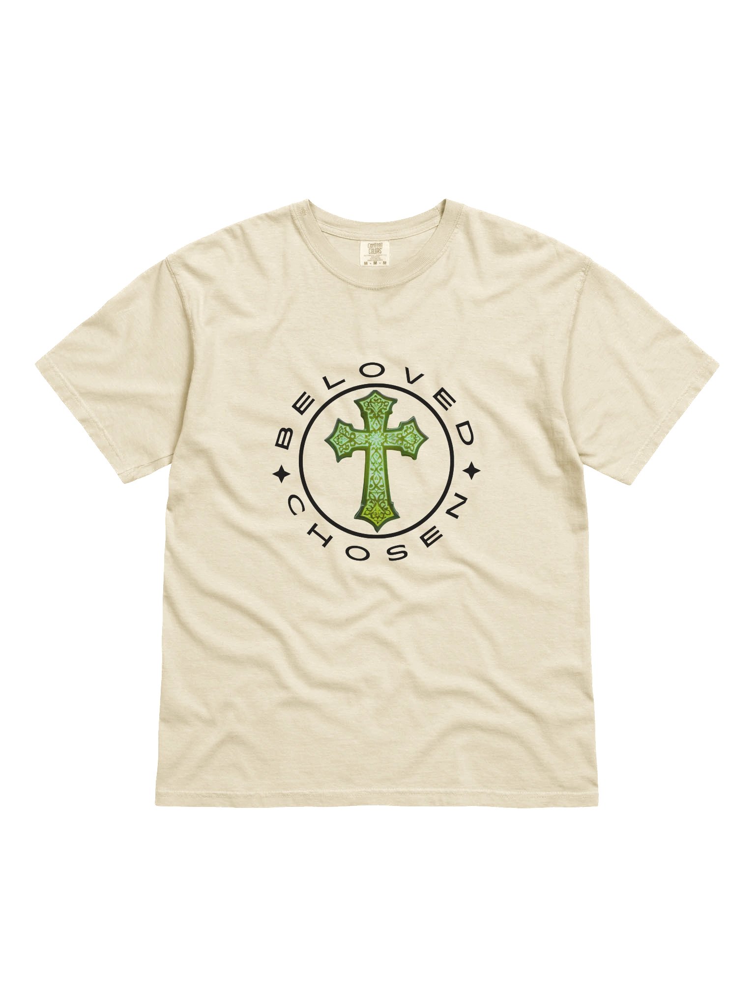 Celtic Cross " Beloved & Chosen" Comfort Tee product image (1)