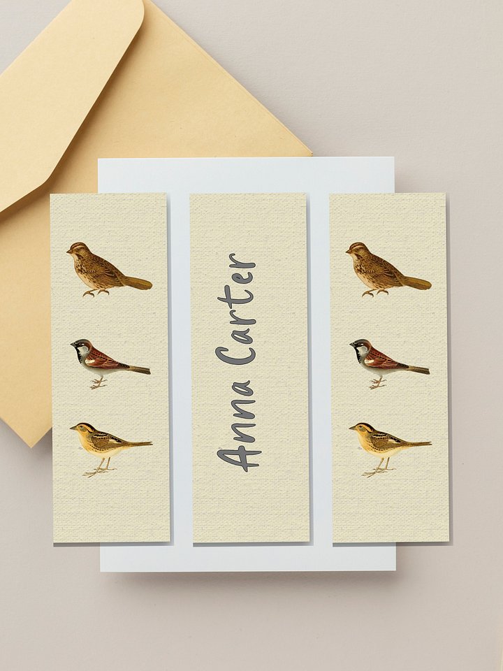 Sparrow Bookmark product image (2)
