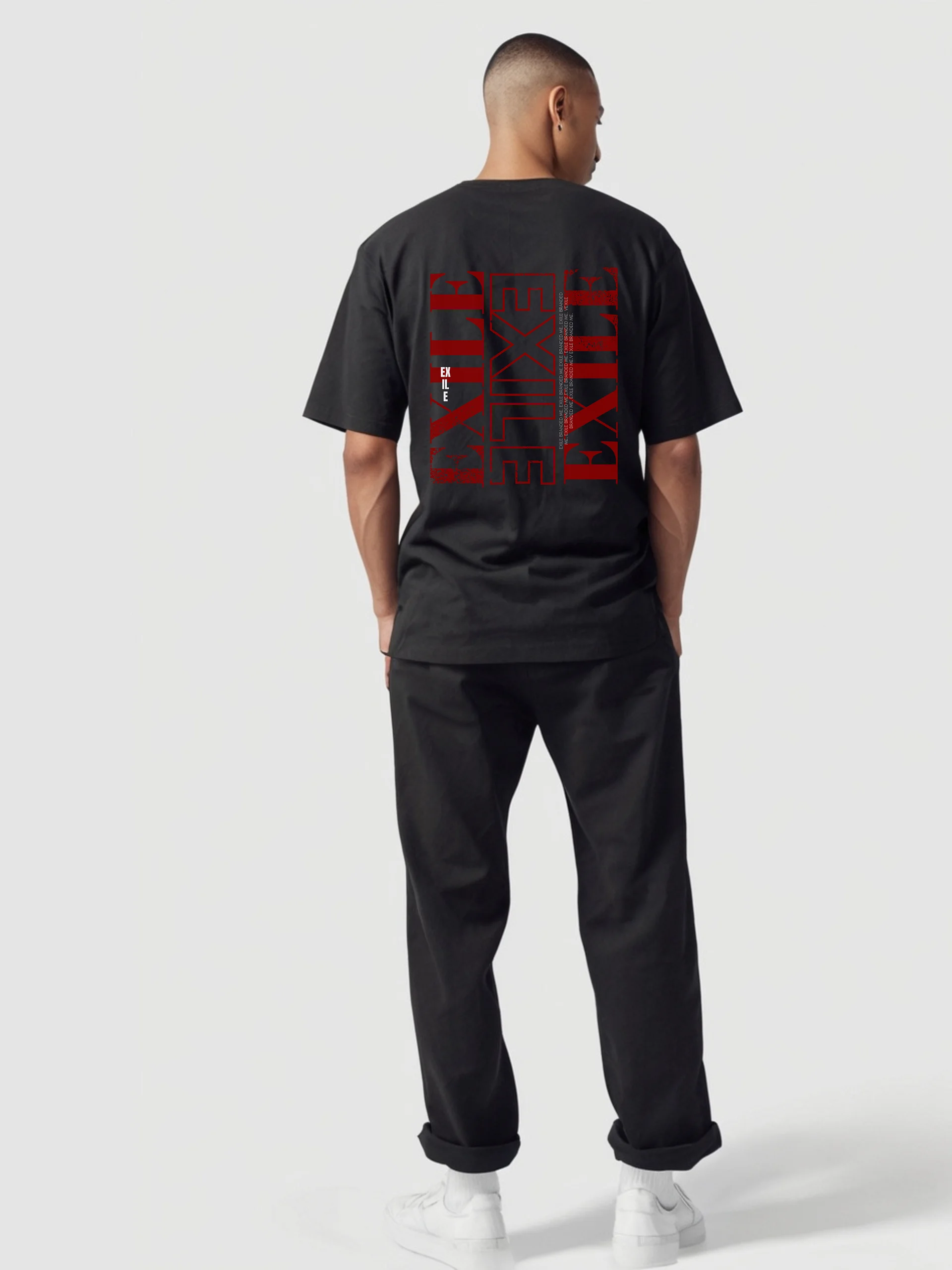EXILE // Fragmented Echo | Graphic Tee | Streetwear | Unisex Cotton T-Shirt product image (10)