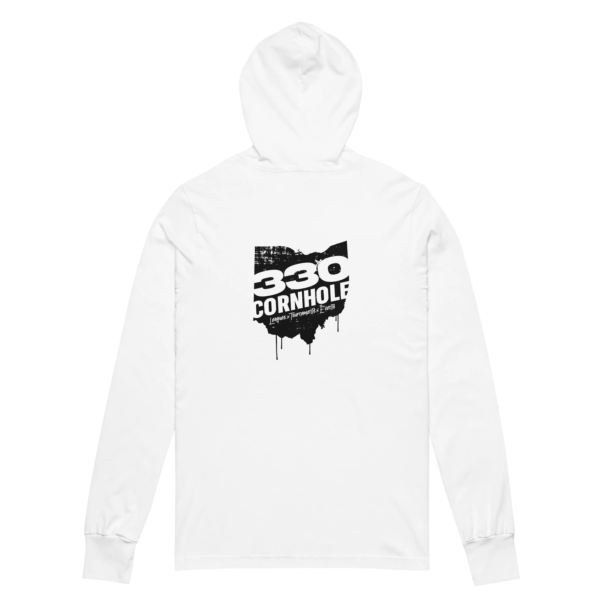 Bella+Canvas Ohio 330 Cornhole Graphic Lightweight Hoodie product image (2)