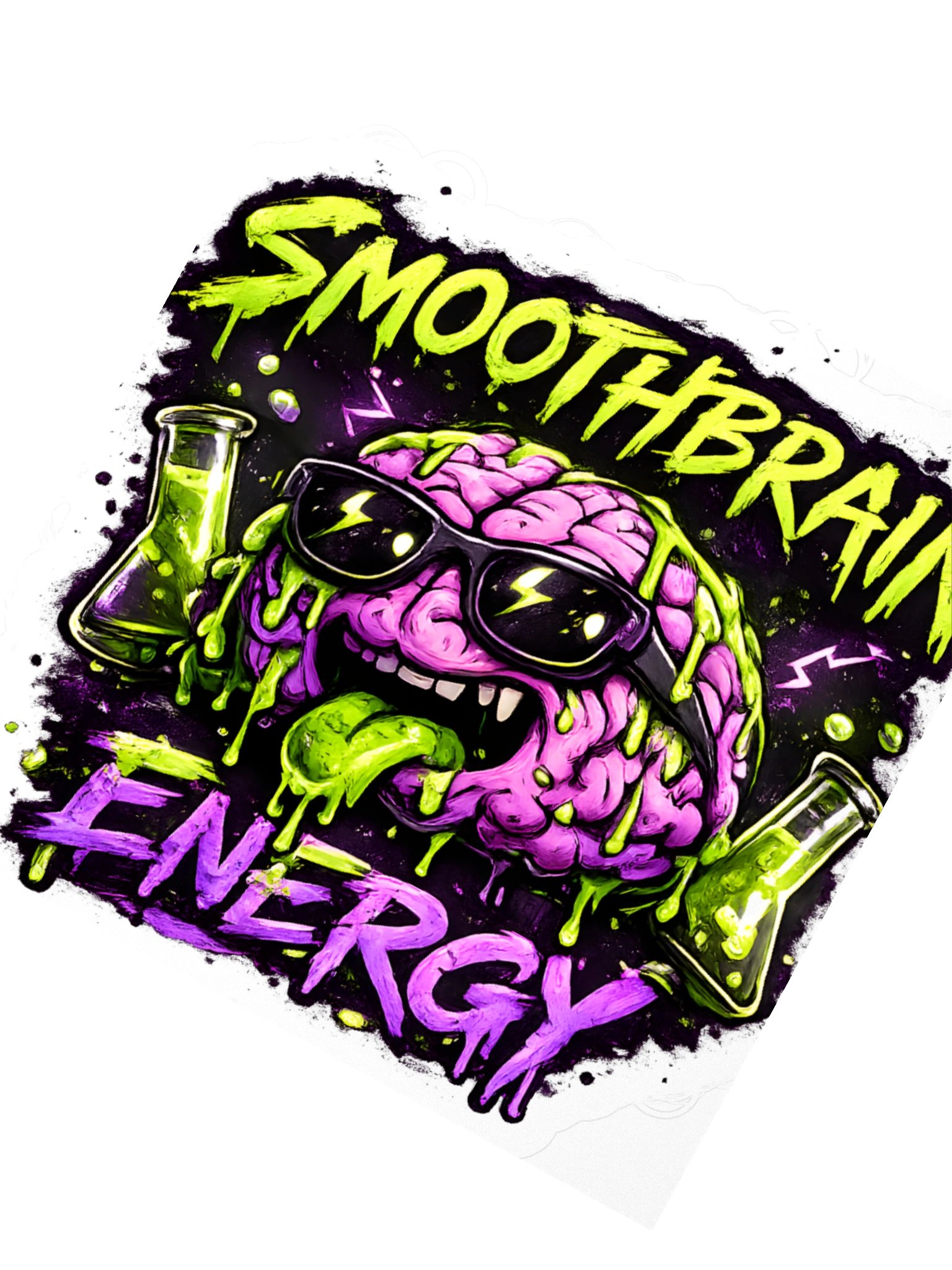 SMOOTHBRAIN ENERGY — Kiss-Cut Sticker product image (8)