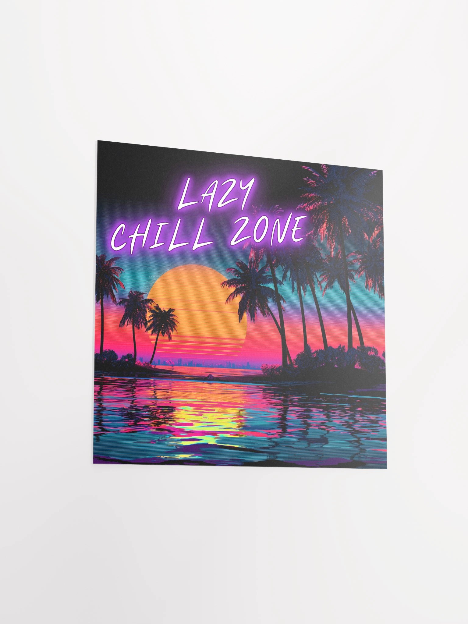 Neon Sunset Escape Poster product image (15)