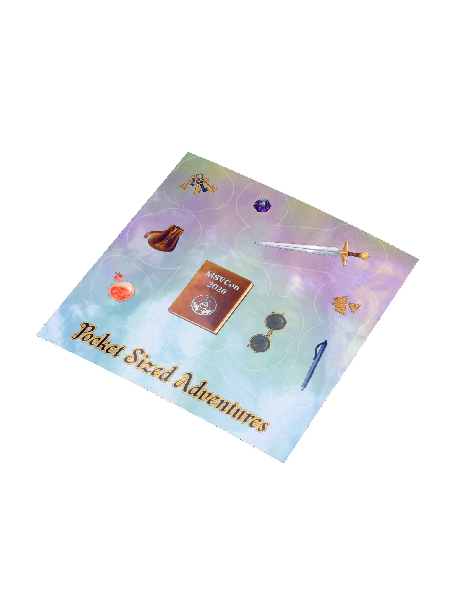 MSVCon 2026: Adventure Tools Holographic Sticker Sheet product image (7)