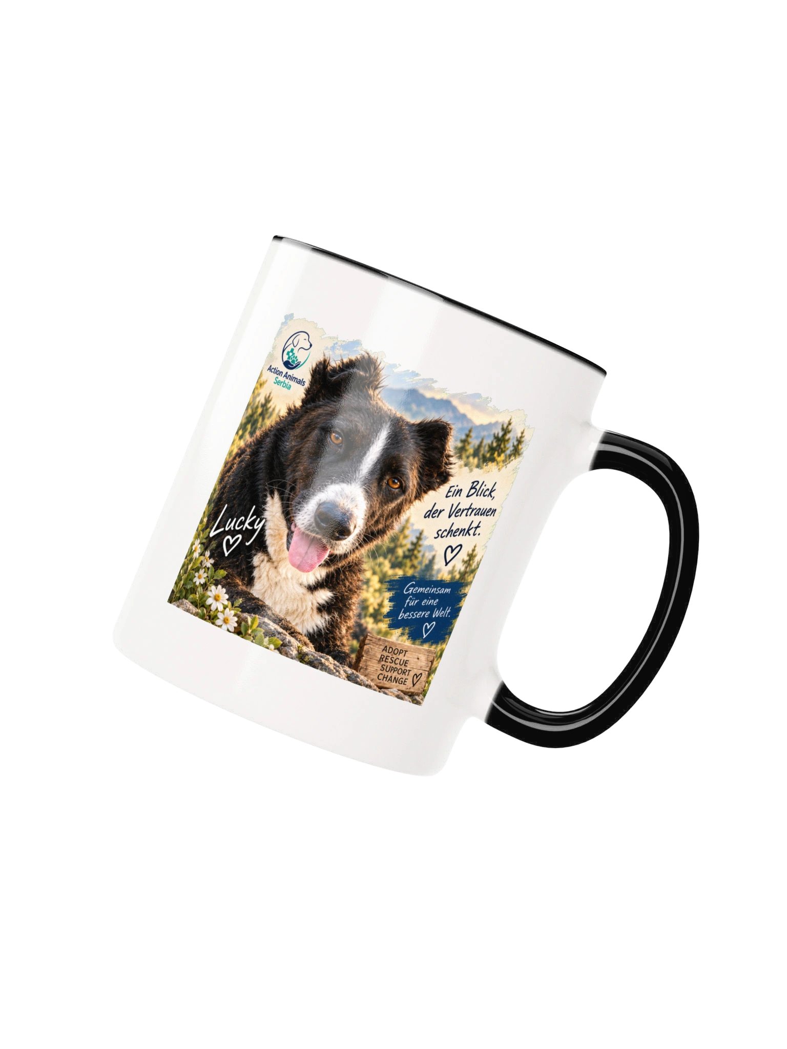 Lucky – Ein Blick, der Vertrauen schenkt. Tasse product image (25)