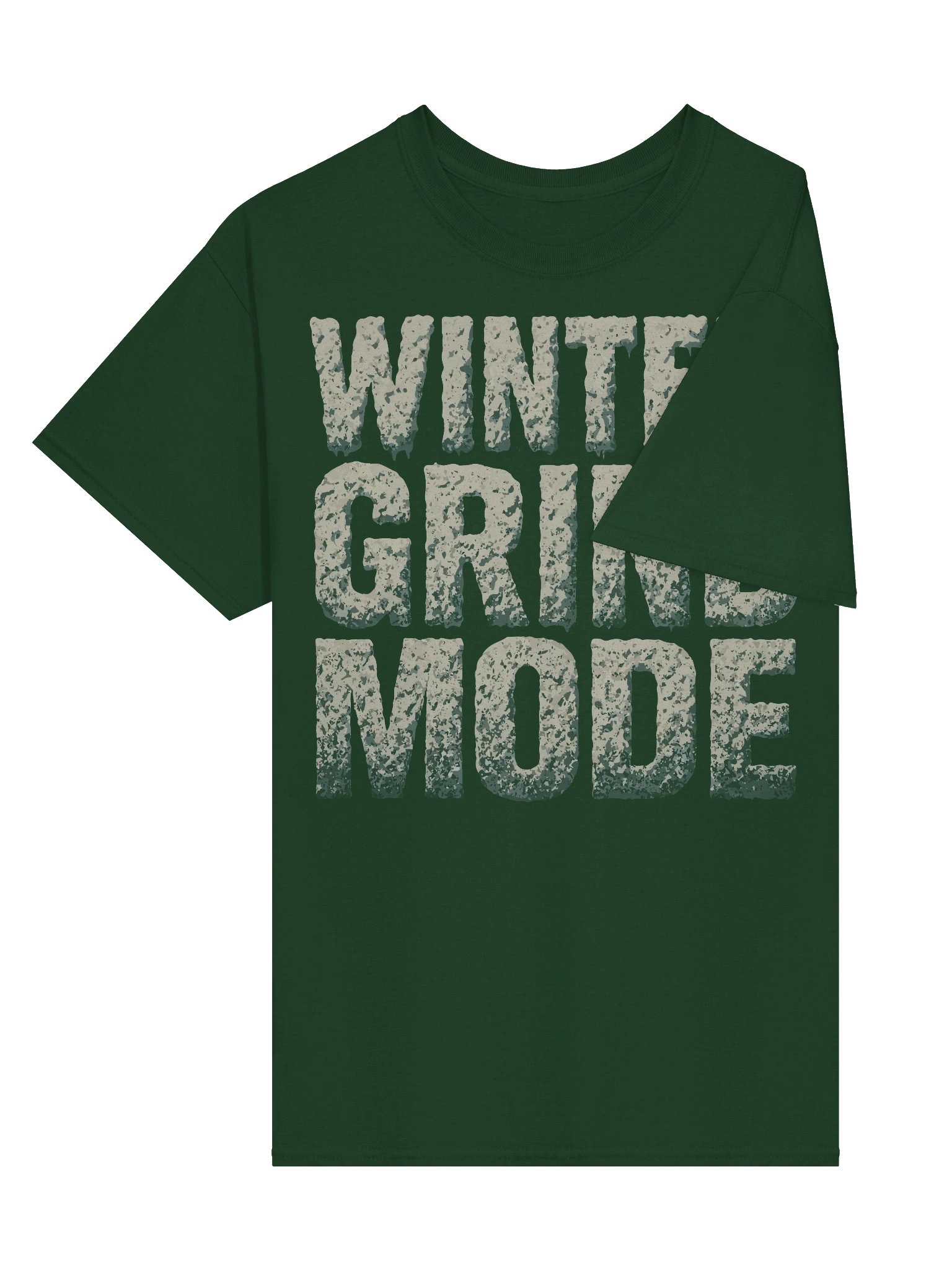 Winter Grind Mode Motivational T-shirt product image (3)