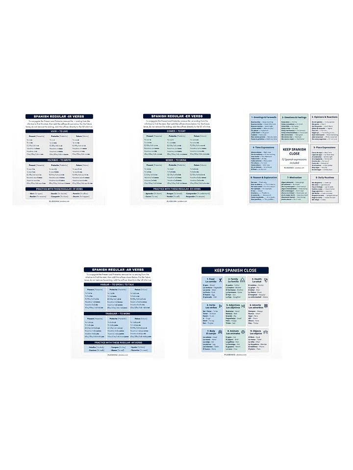 The Spanish 5-Sticker Bundle product image (1)