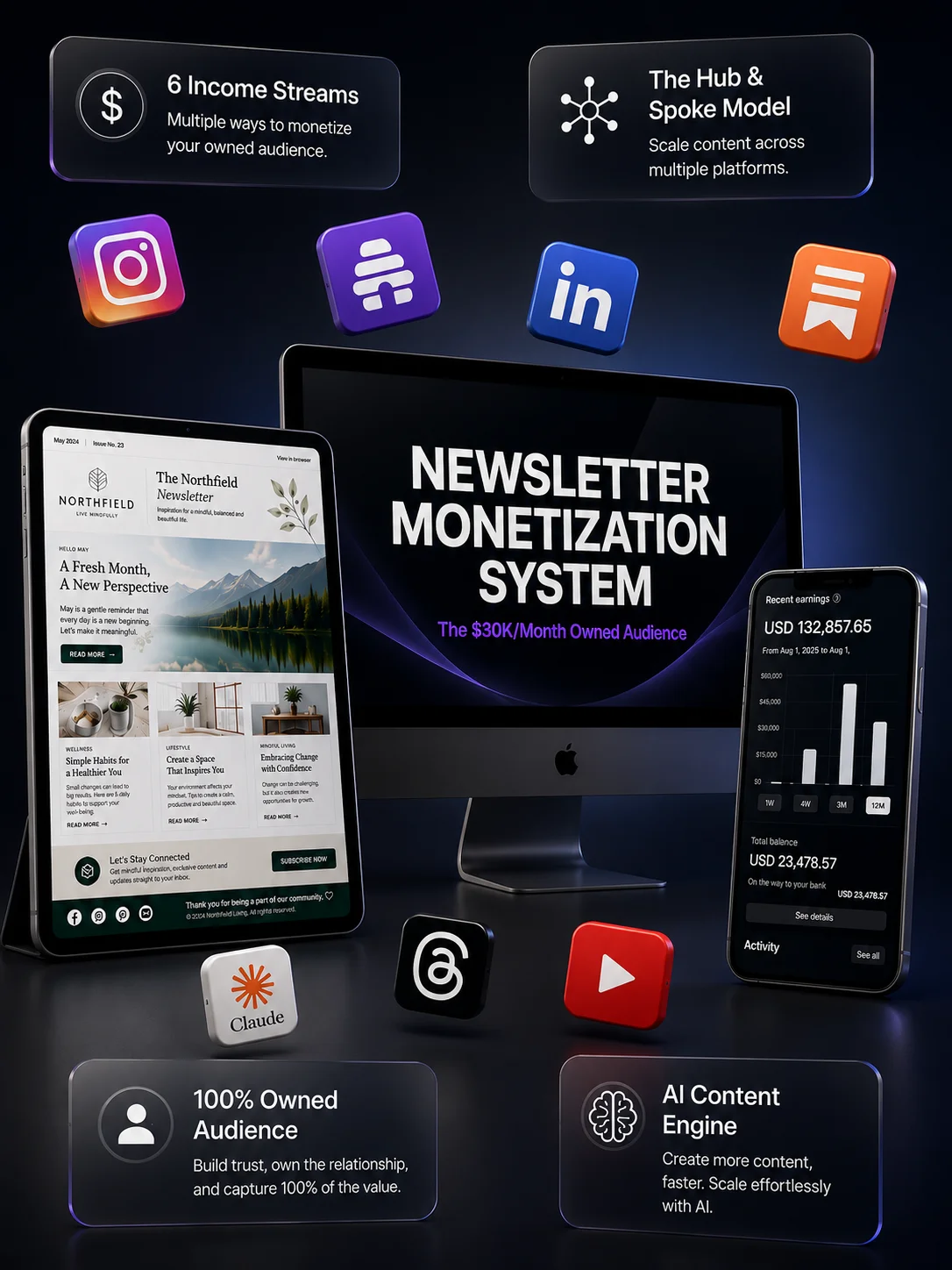 Newsletter Monetization System product image (1)