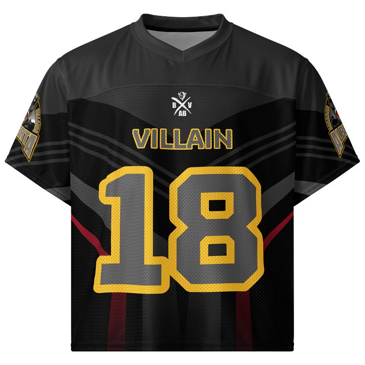 BLACK OUT FOOTBALL JERSEY product image (1)