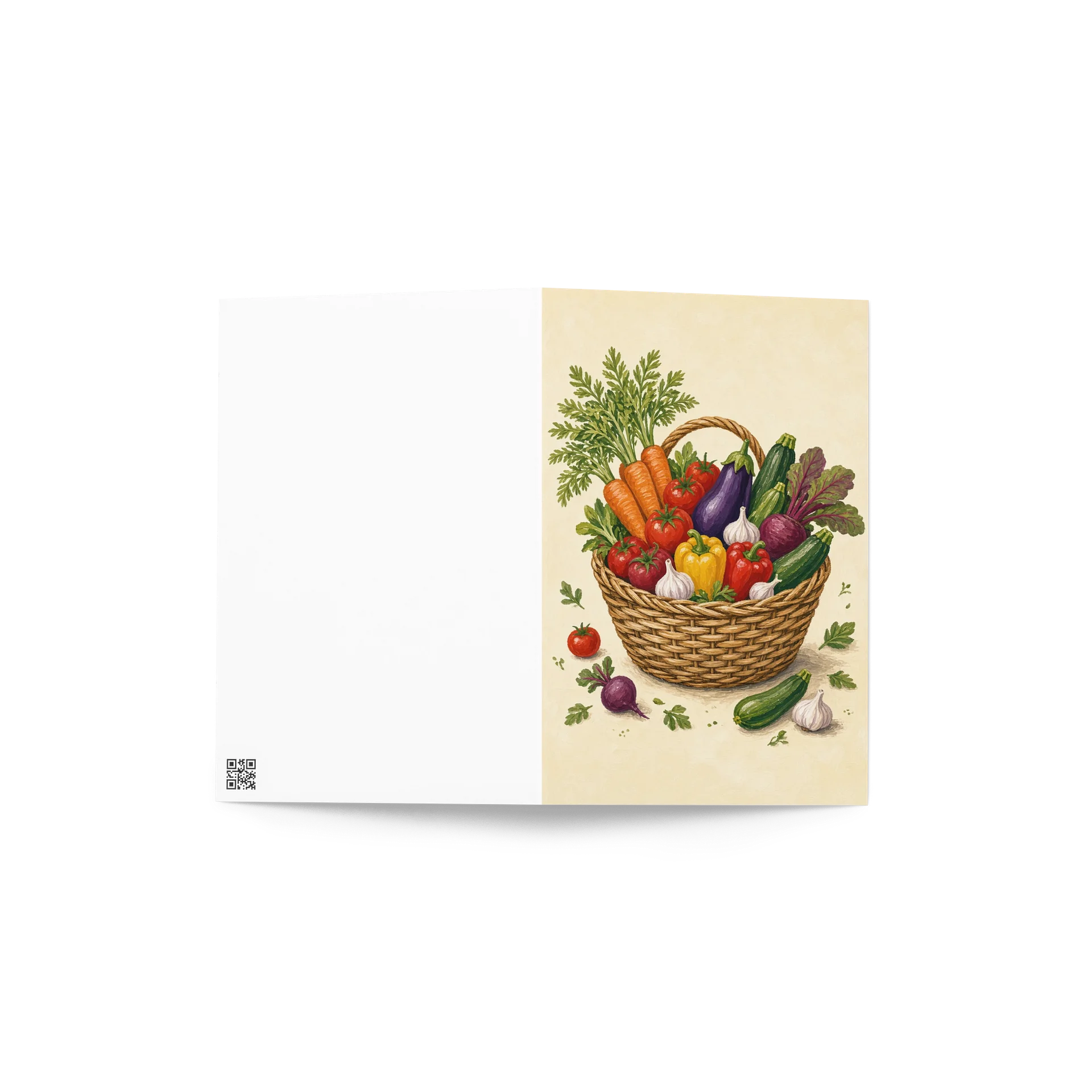 Garden Harvest Basket Greeting Card product image (4)