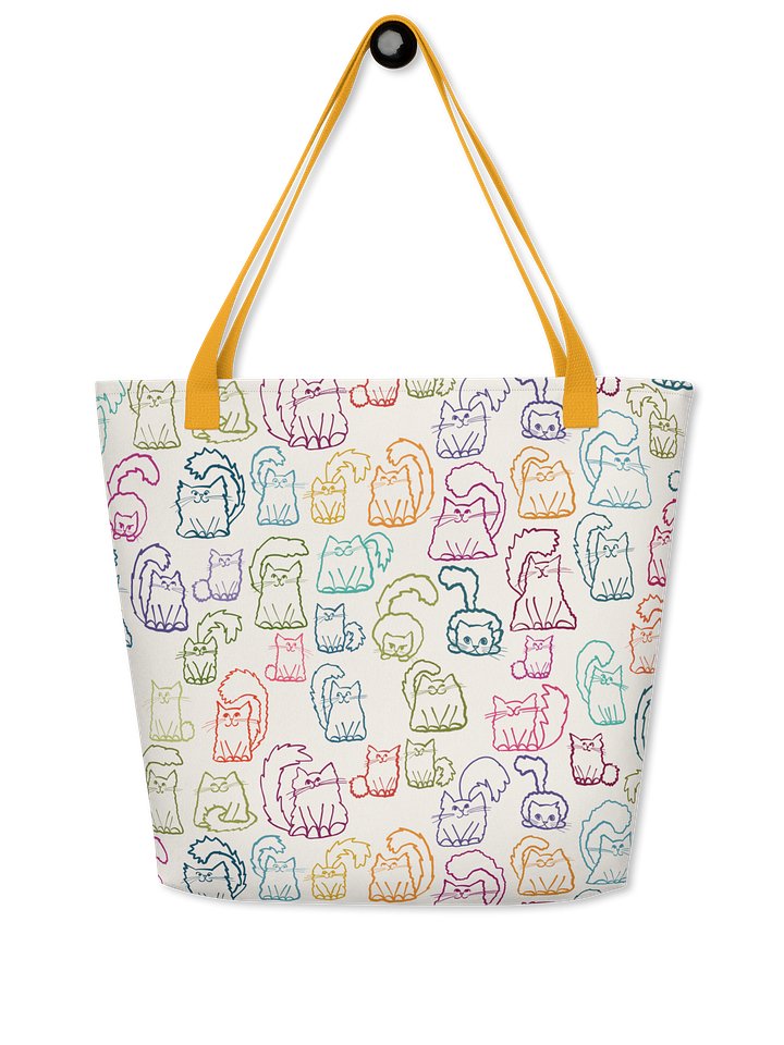 Sooo Many Cute Kitties Large Tote Bag product image (1)