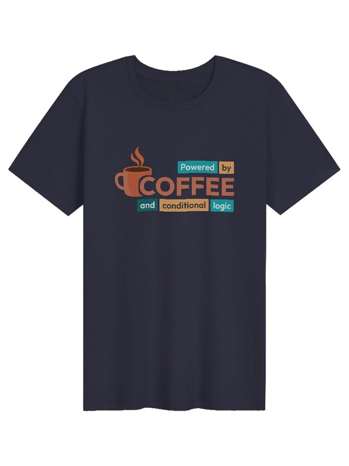 Powered by coffee Unisex Tee product image (1)
