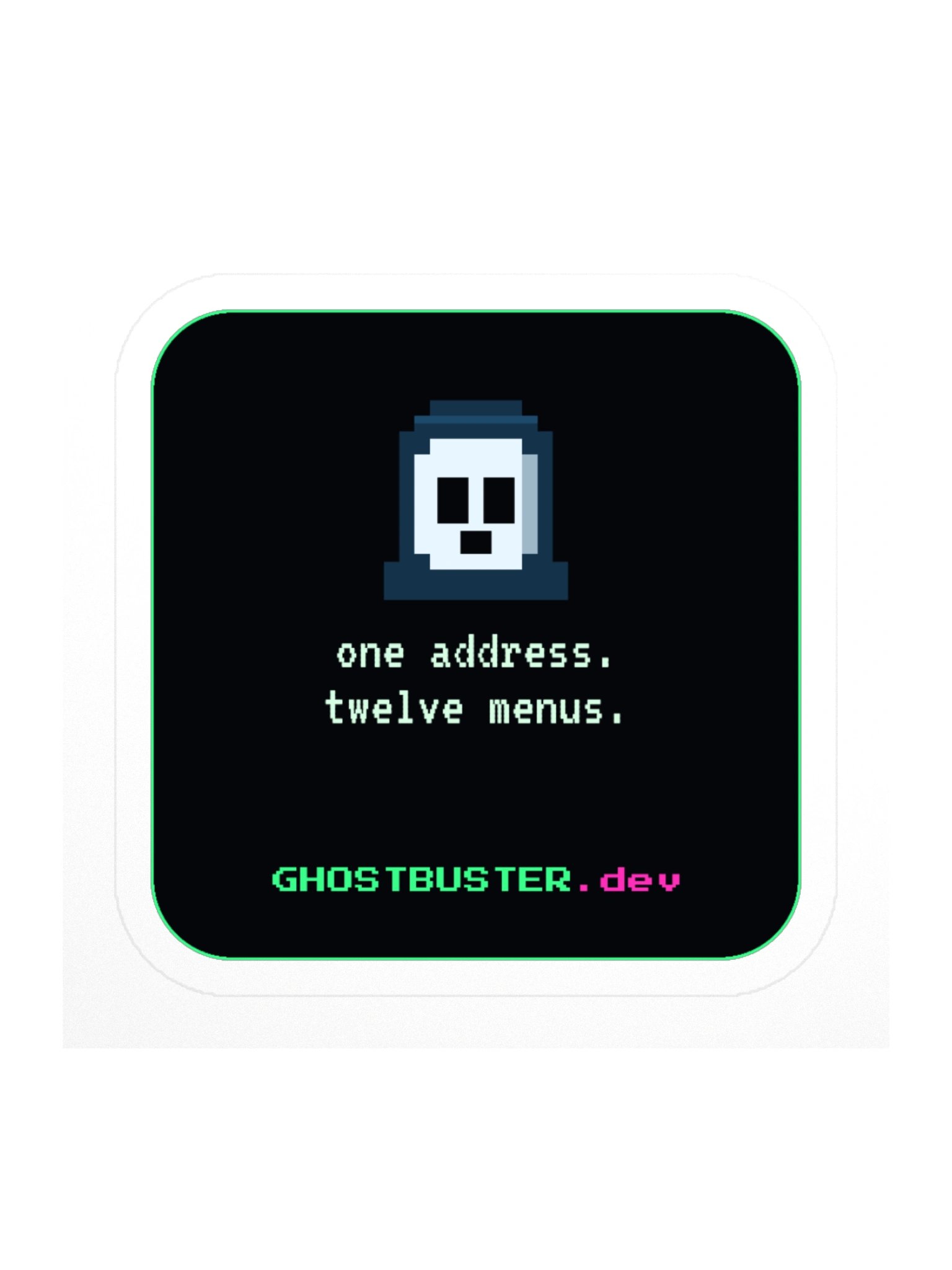 Twelve Menus Sticker product image (1)