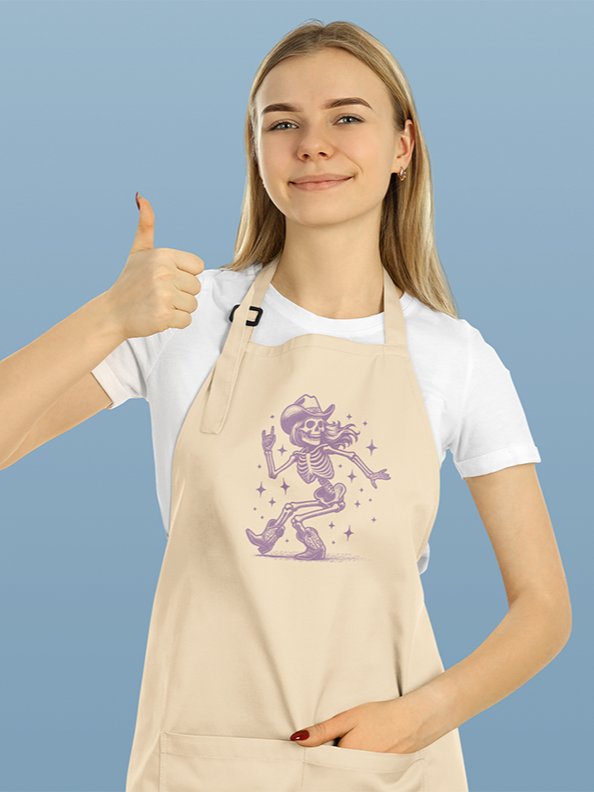 Cowgirl Shakin' Bones Cotton Twill Apron product image (1)
