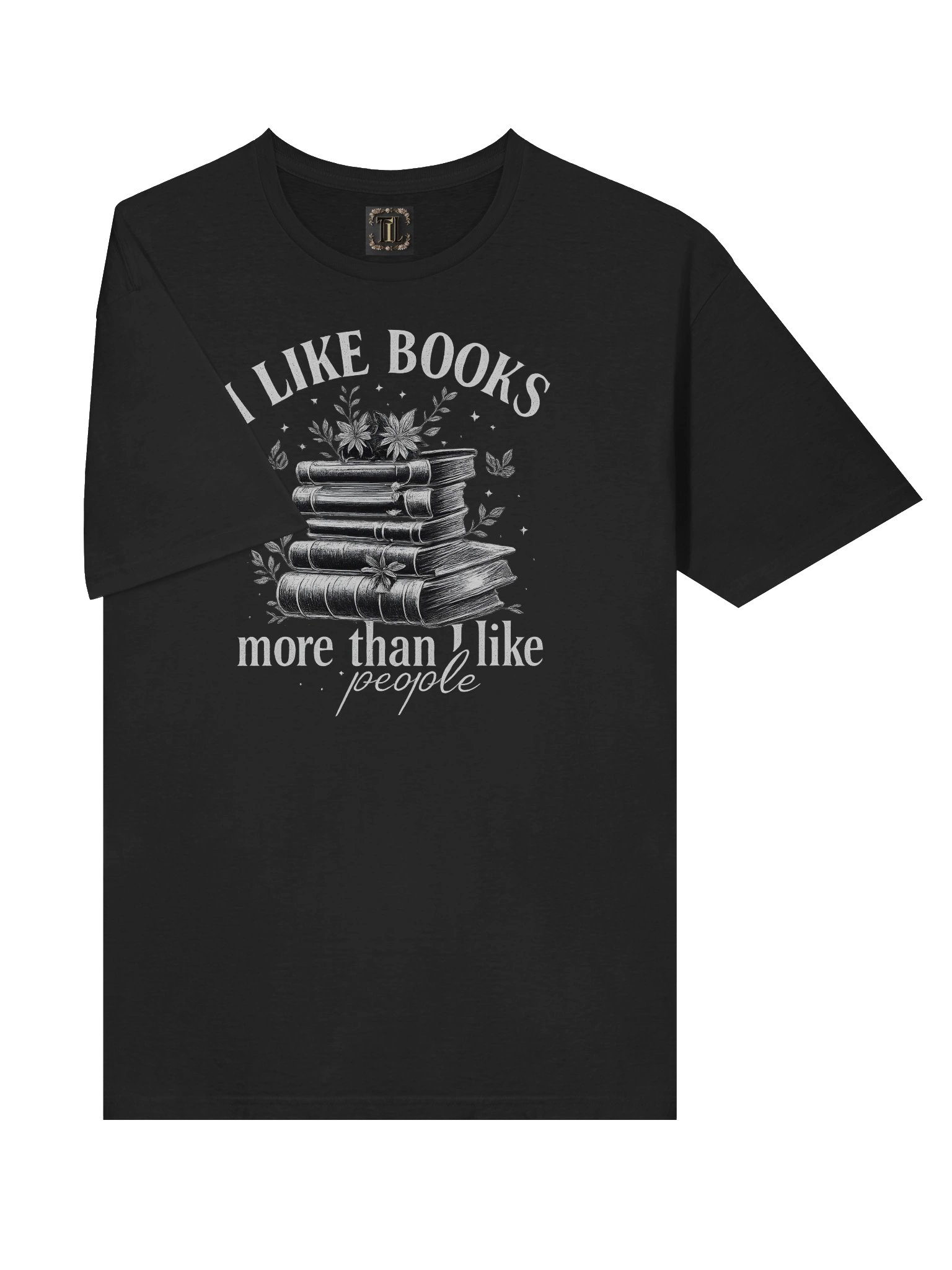 I like books more than I like people unisex tshirt product image (26)