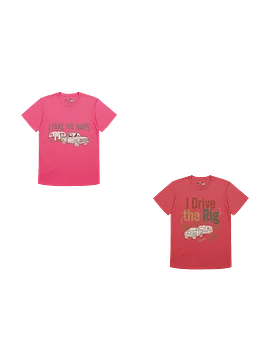 His/Hers Custom RV Travel Day Custom Tee Bundle