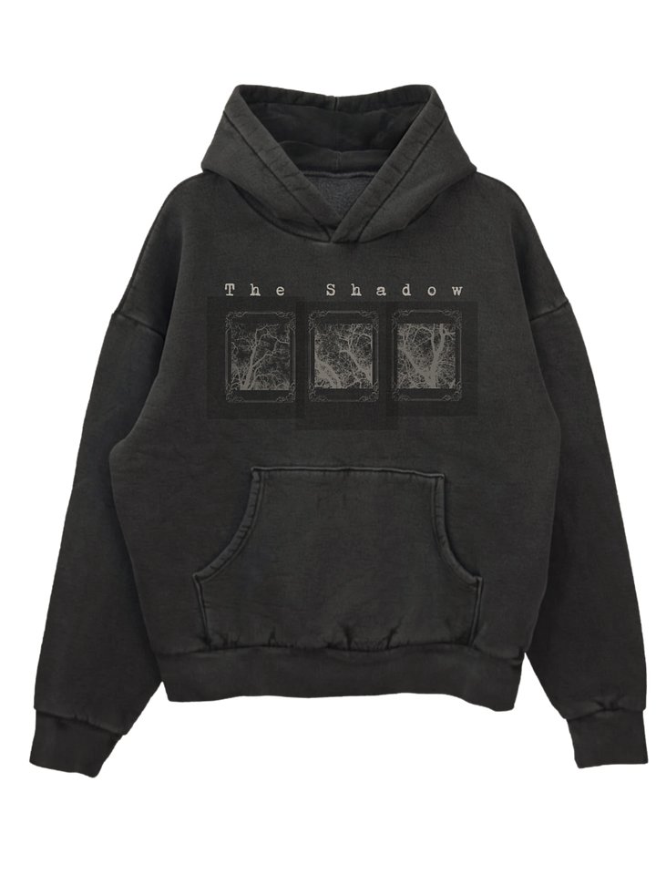 The Shadow solar print vintage dye hoodie product image (1)