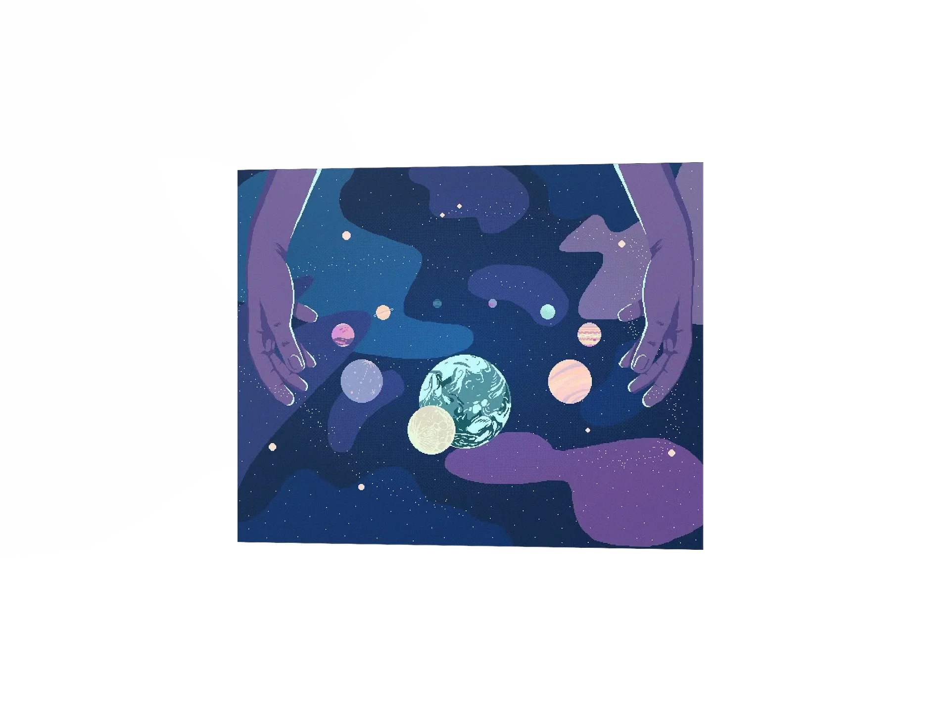 Space Hands Print product image (4)