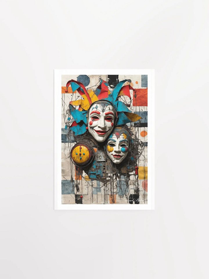 'Laugh, Laugh, Laugh' by Edward Martin-Mixed Media Collage Print product image (2)