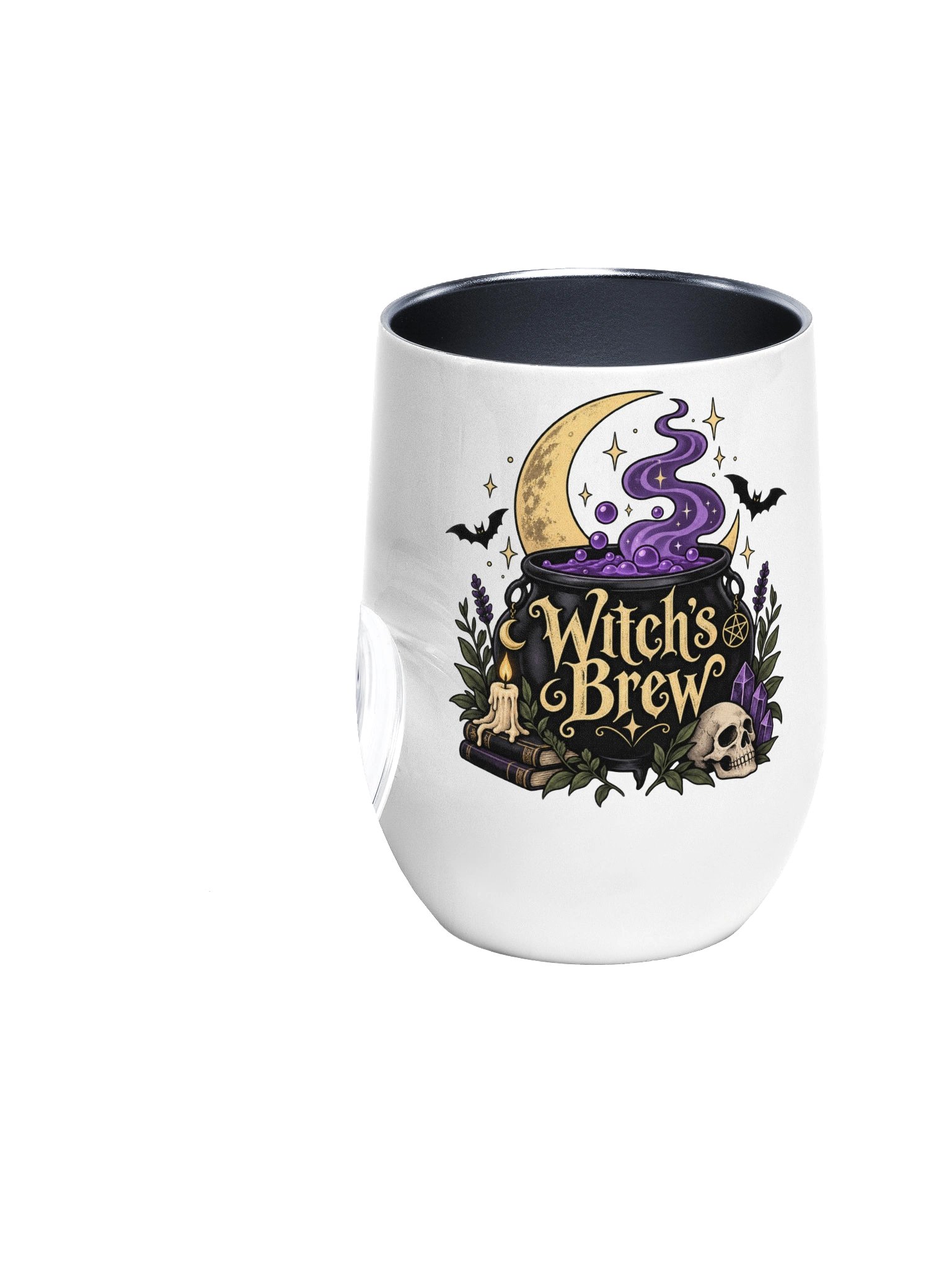 Witch’s Brew Wine Tumbler – Funny Halloween Wine Tumbler product image (1)